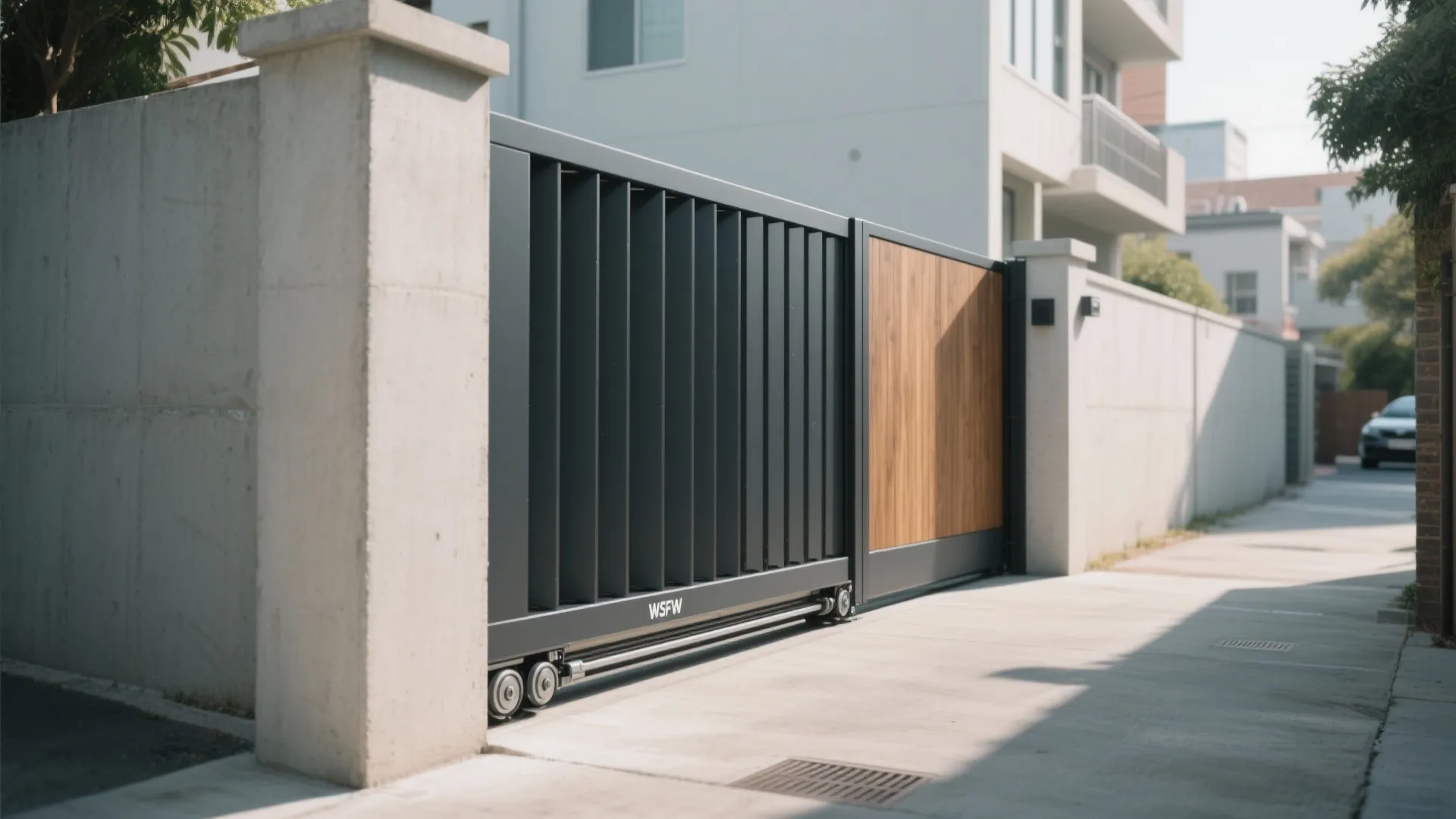 Space-Savvy Sliding Gate for Narrow Driveways