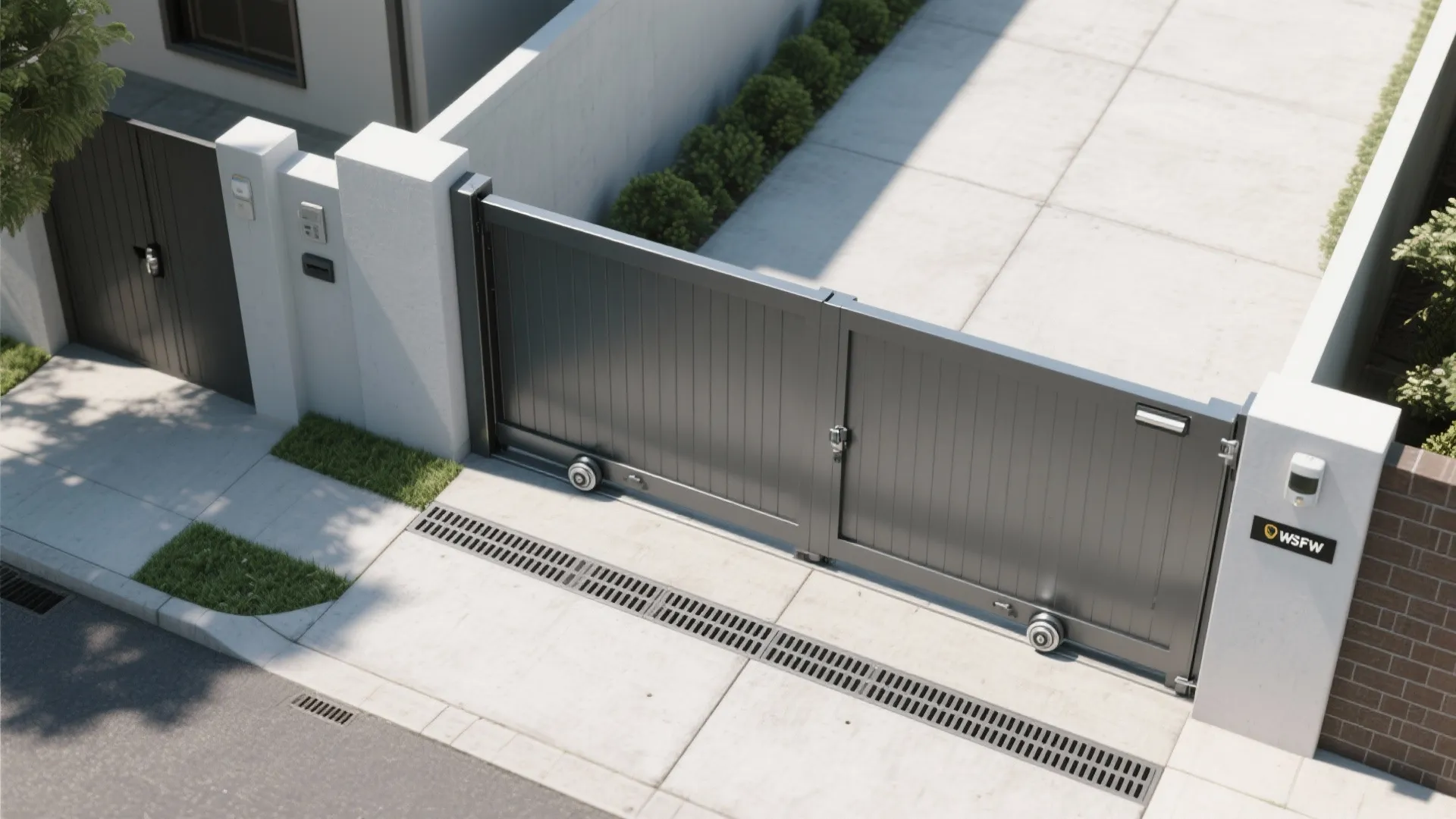 3) Sliding Steel Gate: Space-Saving Hero on Tight Driveways