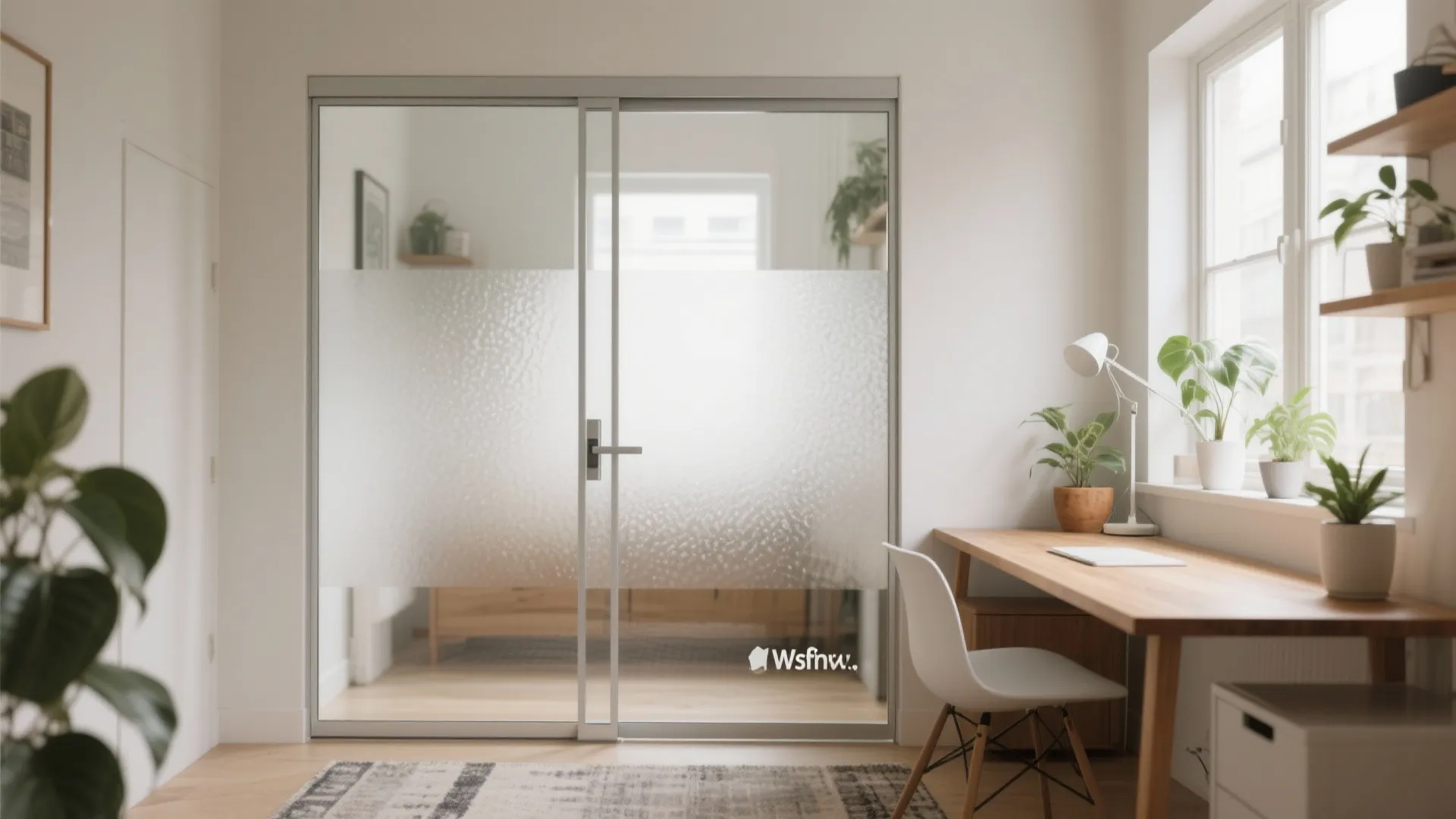 1. Sliding Glass Partitions for Light and Flexibility