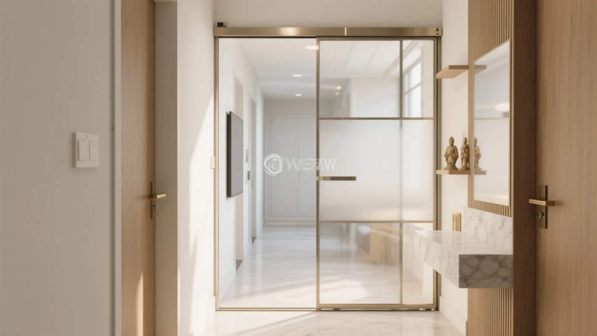 Space-Saving Sliding Glass Doors