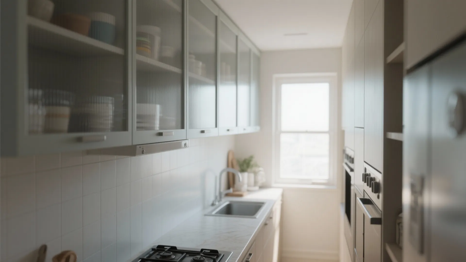 9. Sliding Glass Upper Cabinets