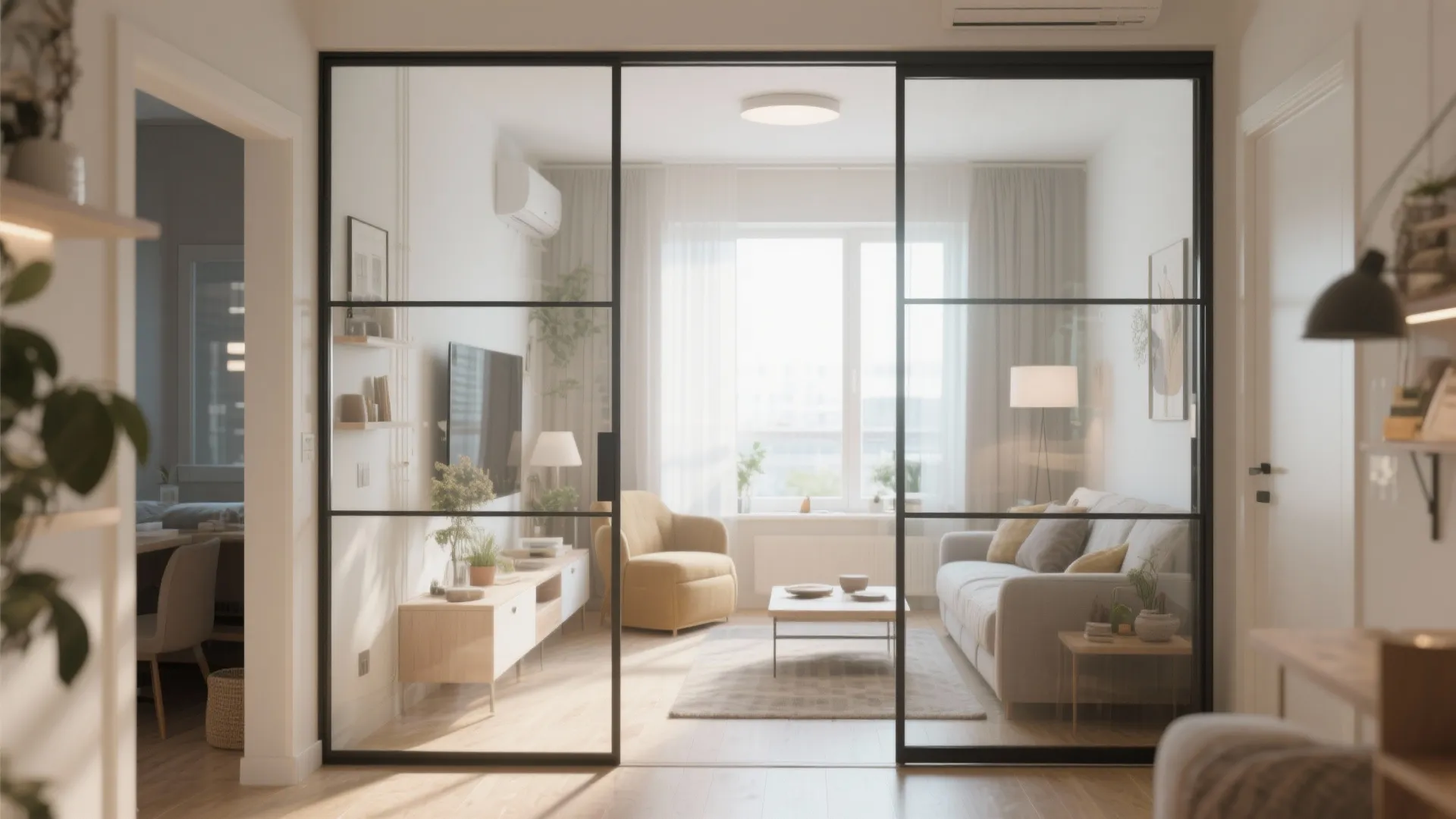 Sliding Glass Room Dividers