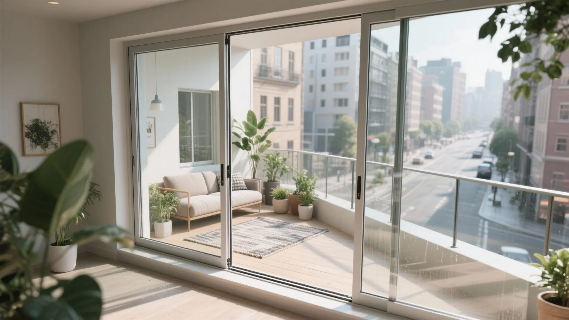 Sliding or Folding Glass Enclosure