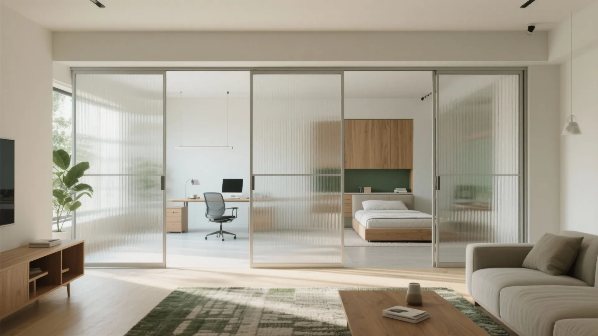 Sliding Glass Partitions for Breezy Zoning