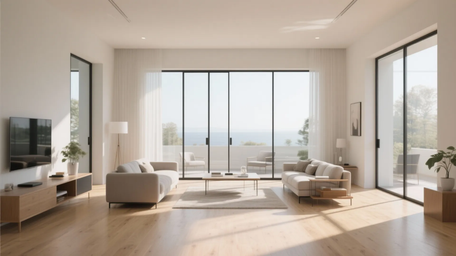 8. Sliding Glass Panels