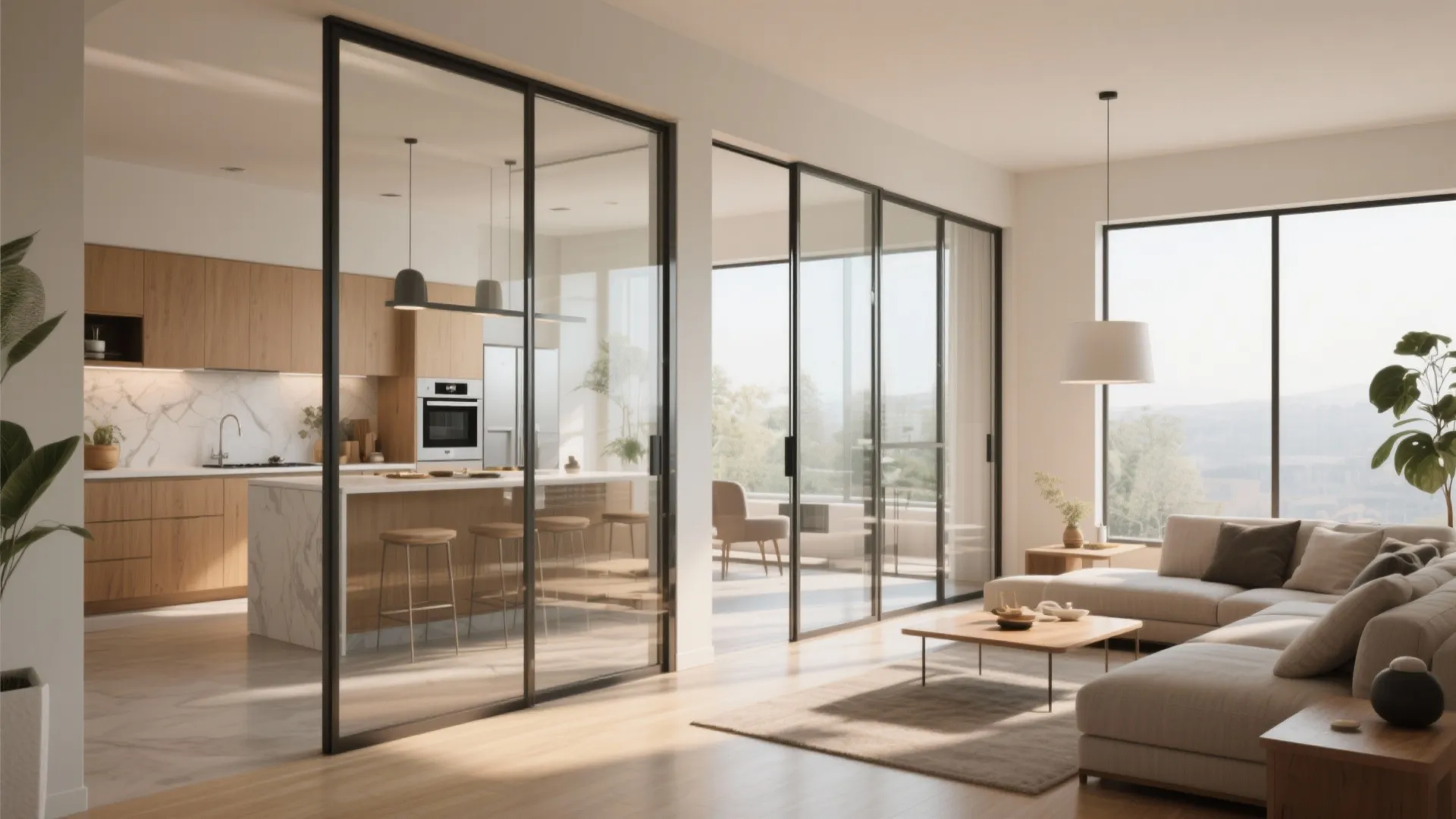 8. Sliding Glass Partitions