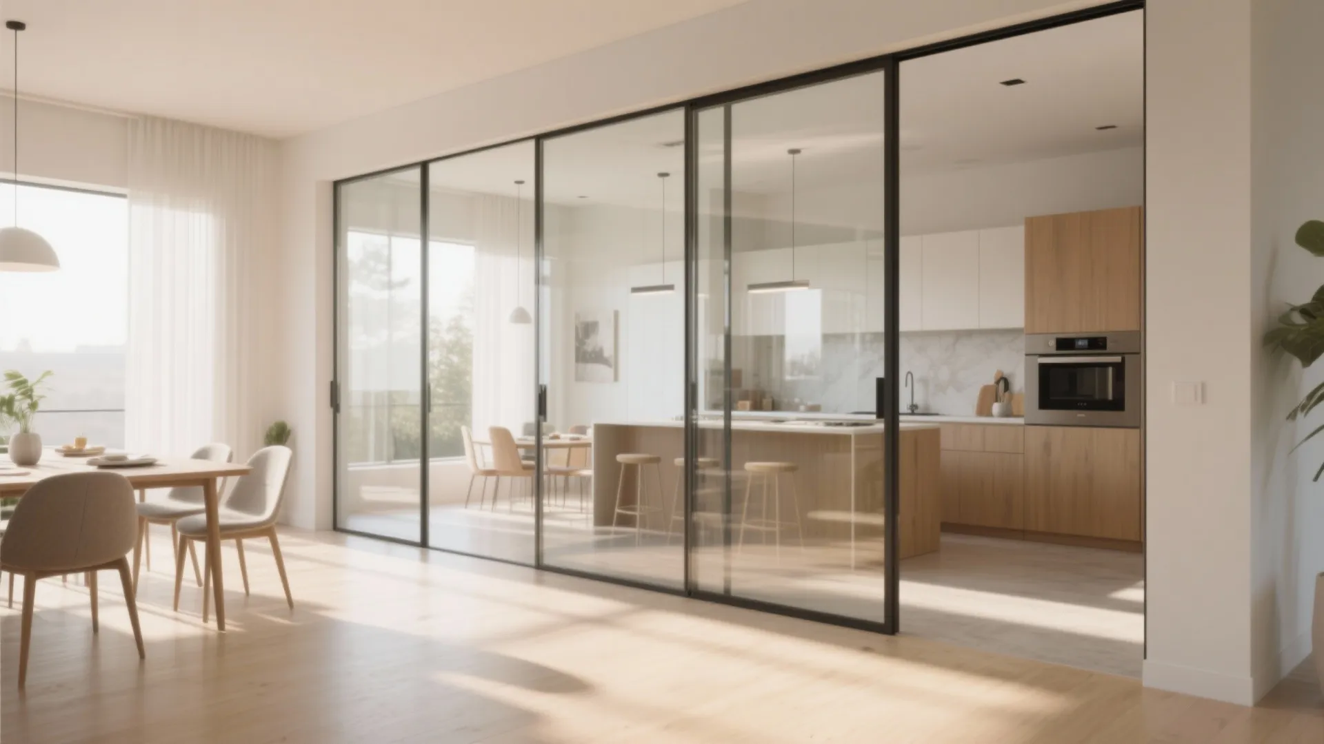 2. Sliding Glass Partitions