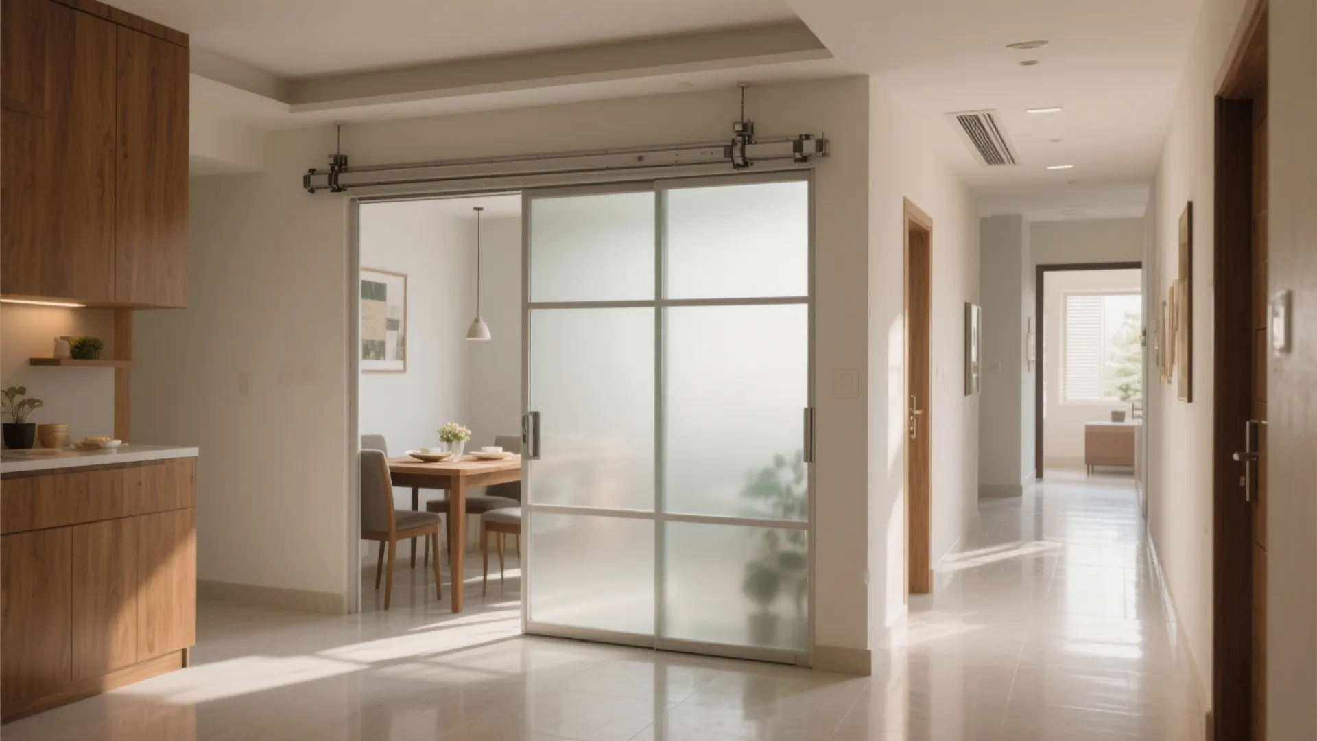 Sliding Doors and Pocket Partitions to Win Back Circulation