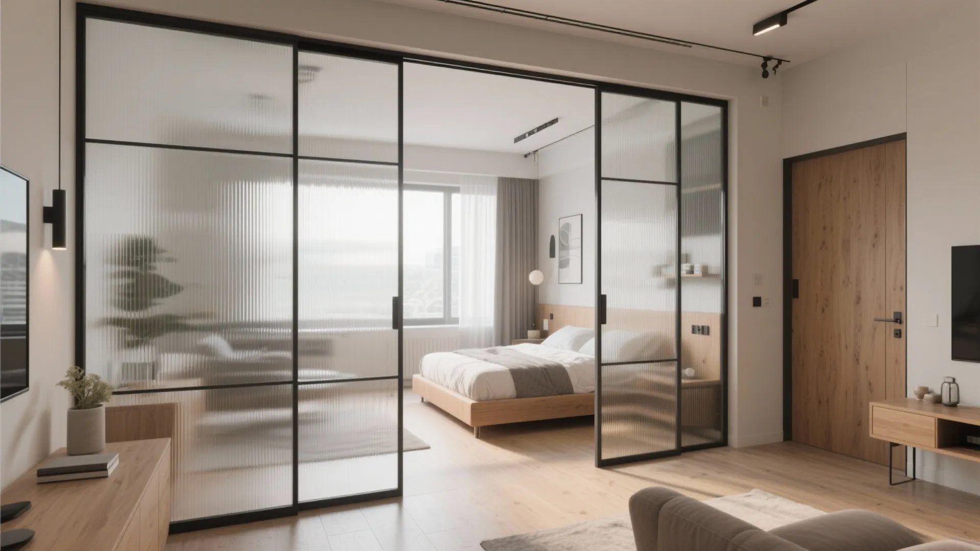 Smart Zoning with Sliding or Glass Partitions