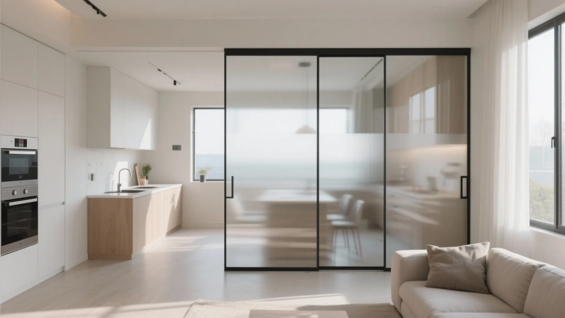 Sliding Glass Partitions