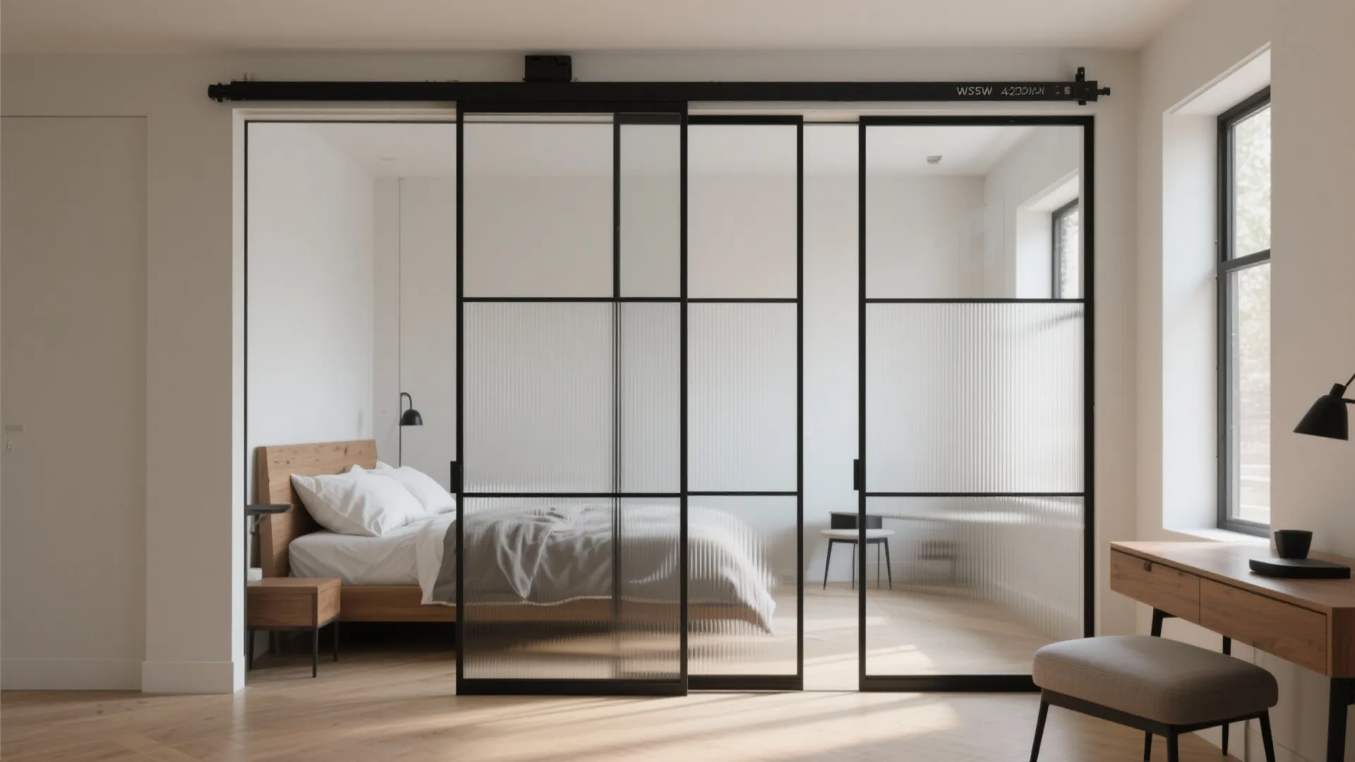 Sliding Glass Partitions with Slim Frames