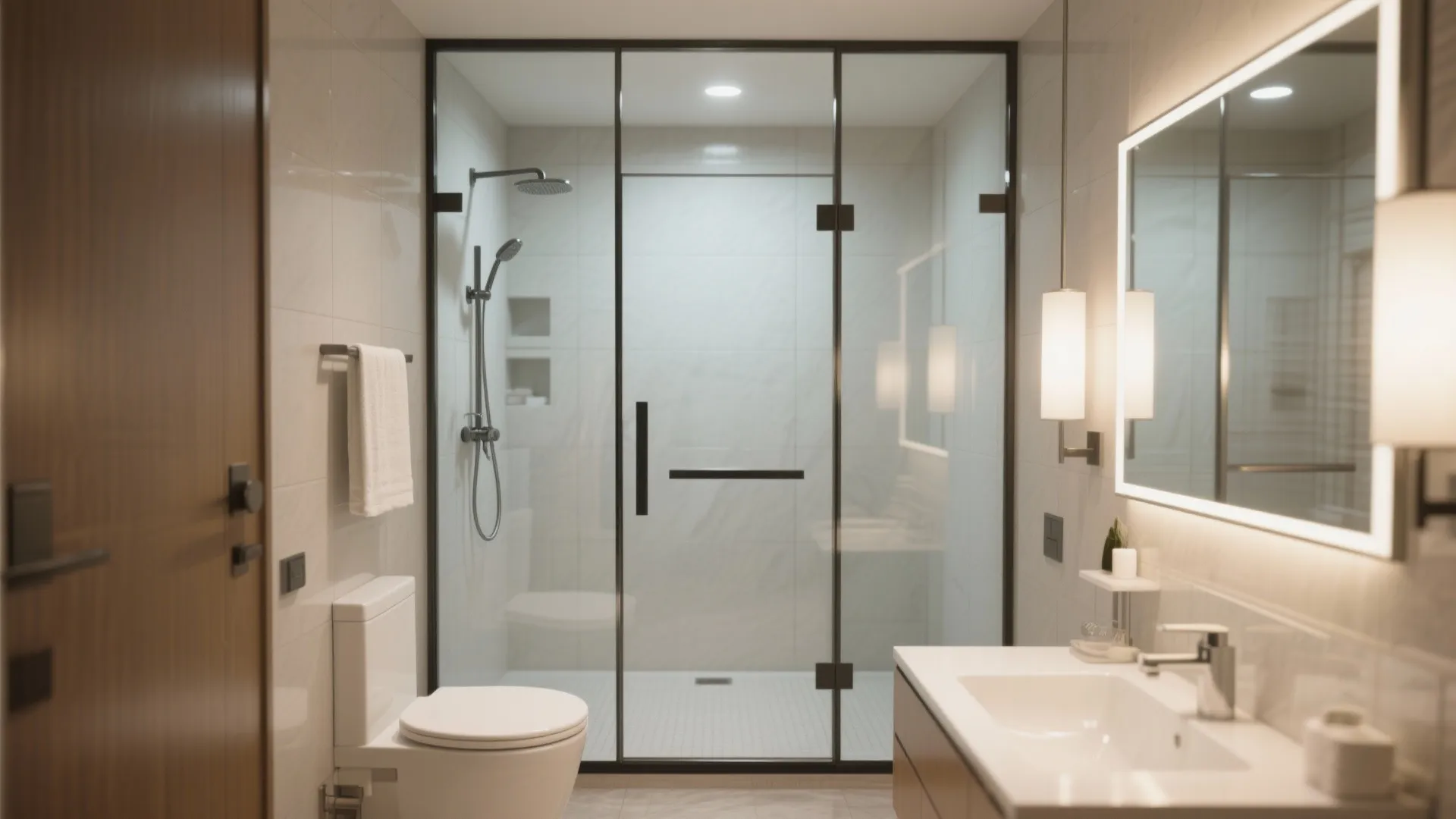 2. Sliding Glass Shower Door