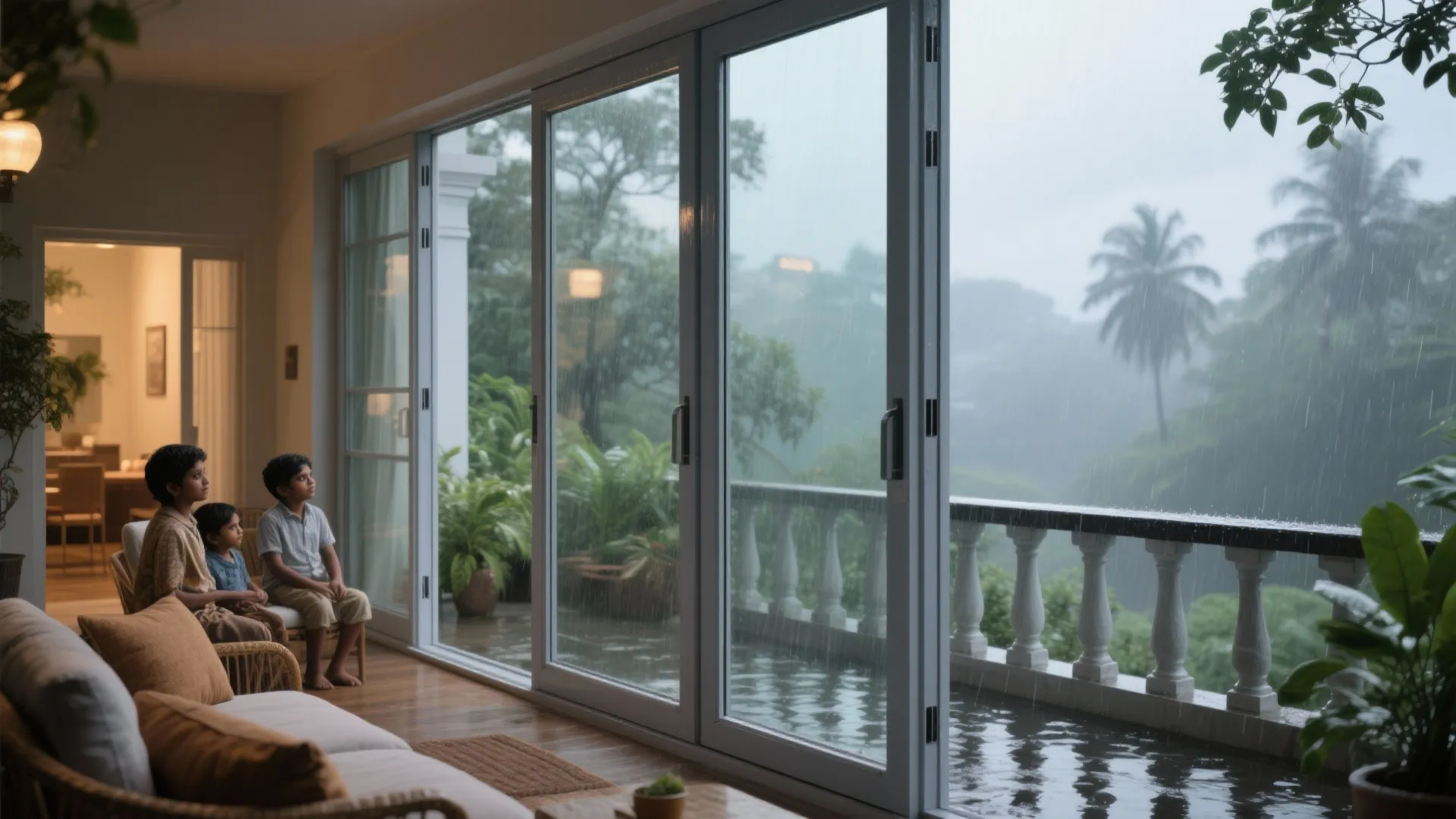 All-Weather Sliding or Folding Glass Enclosure