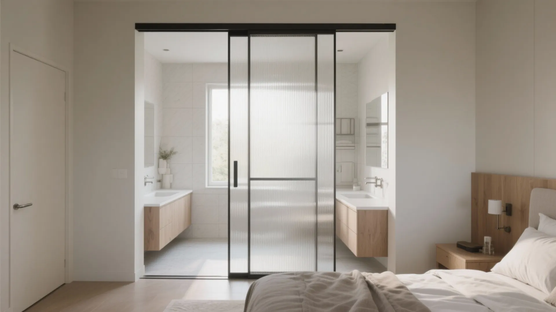 1) Seamless Zoning with Sliding Doors and Light-Friendly Partitions