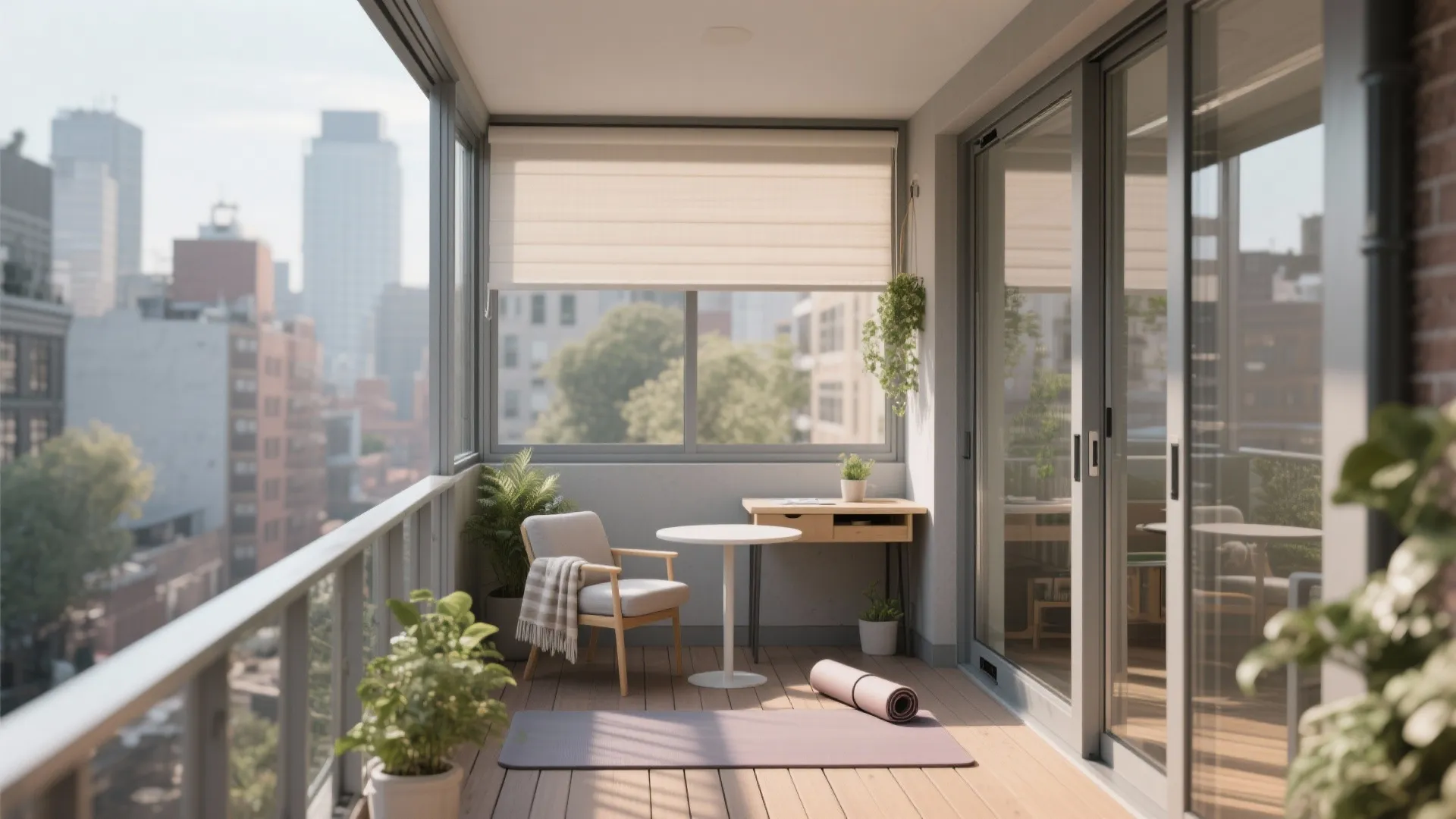 All‑Weather Comfort: Sliding Glazing, Shade, and a Micro Nook