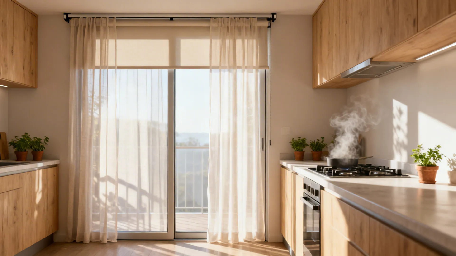 5 Kitchen Sliding Glass Door Curtain Ideas