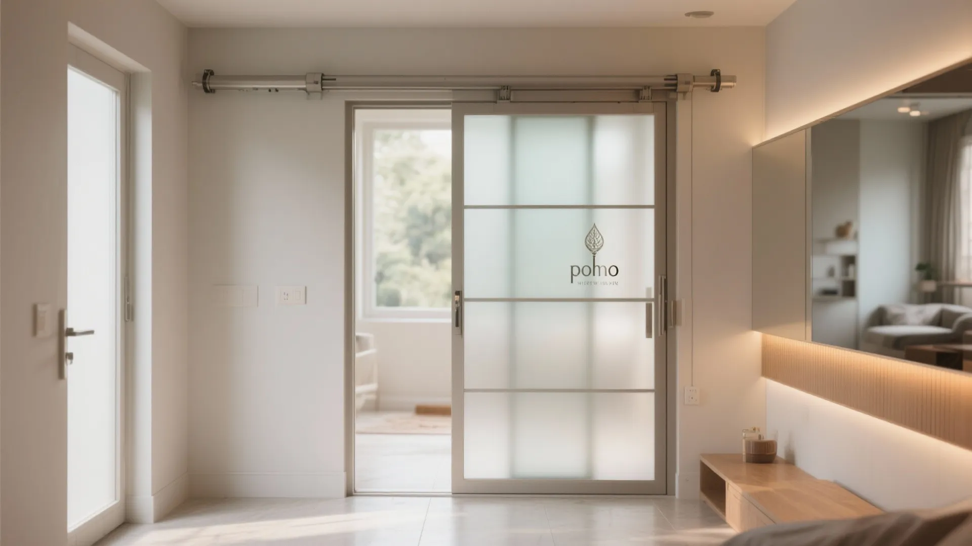 Sliding Door in Laminated Safety Glass