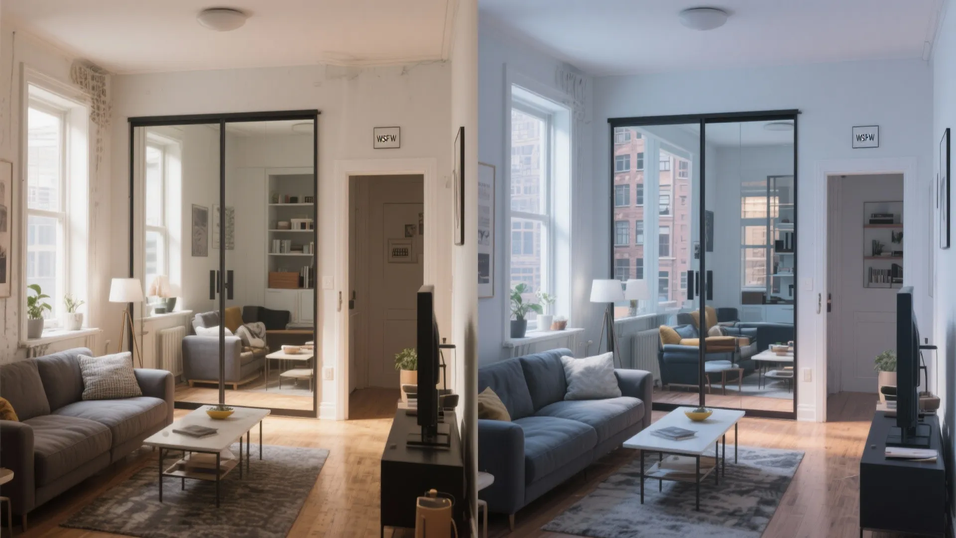 10. Sliding Mirror Doors