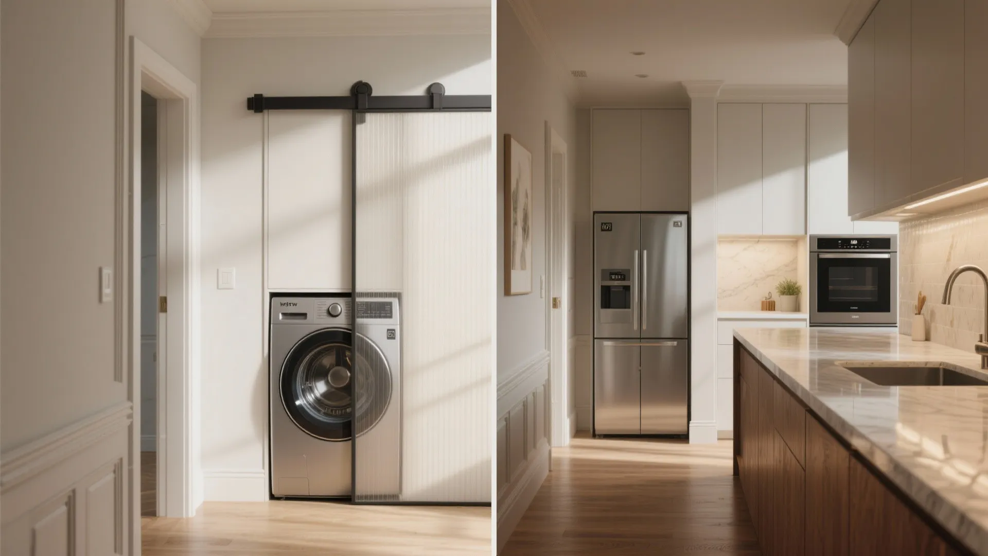 5. Sliding panel concealment and realistic render previews