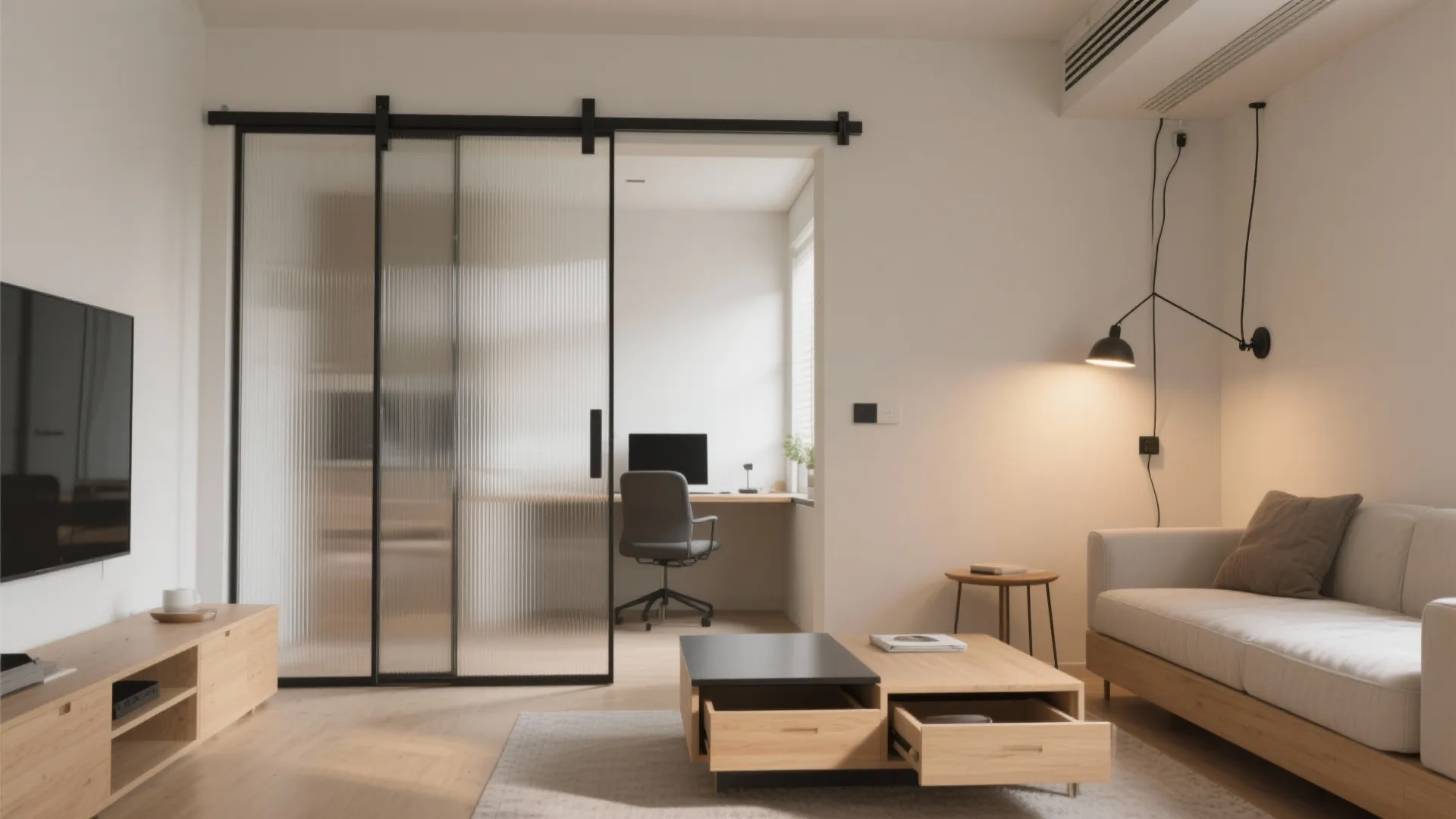 Sliding Partitions and Multi-Functional Furniture