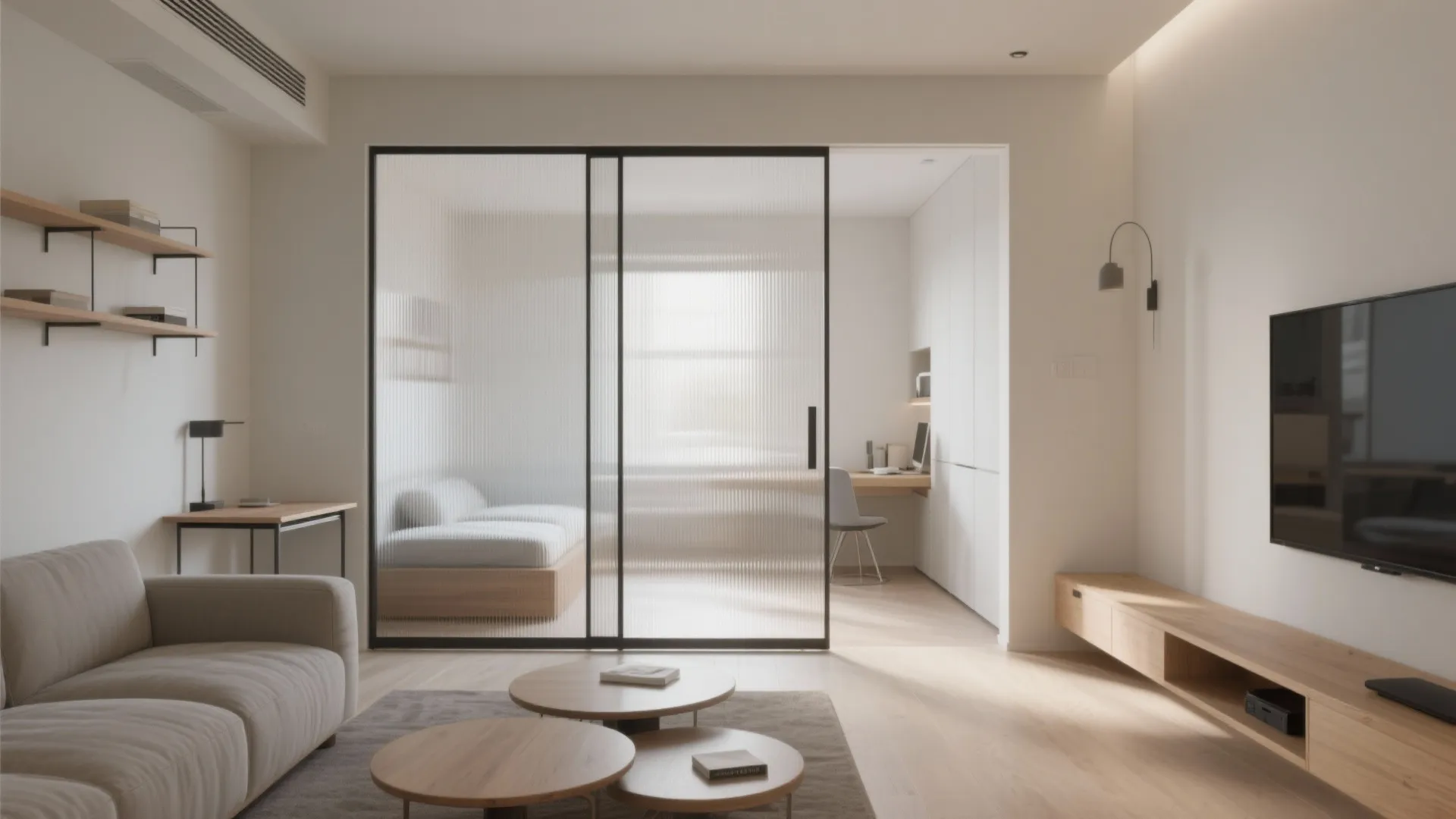 Sliding Partitions and Multi-Functional Furniture