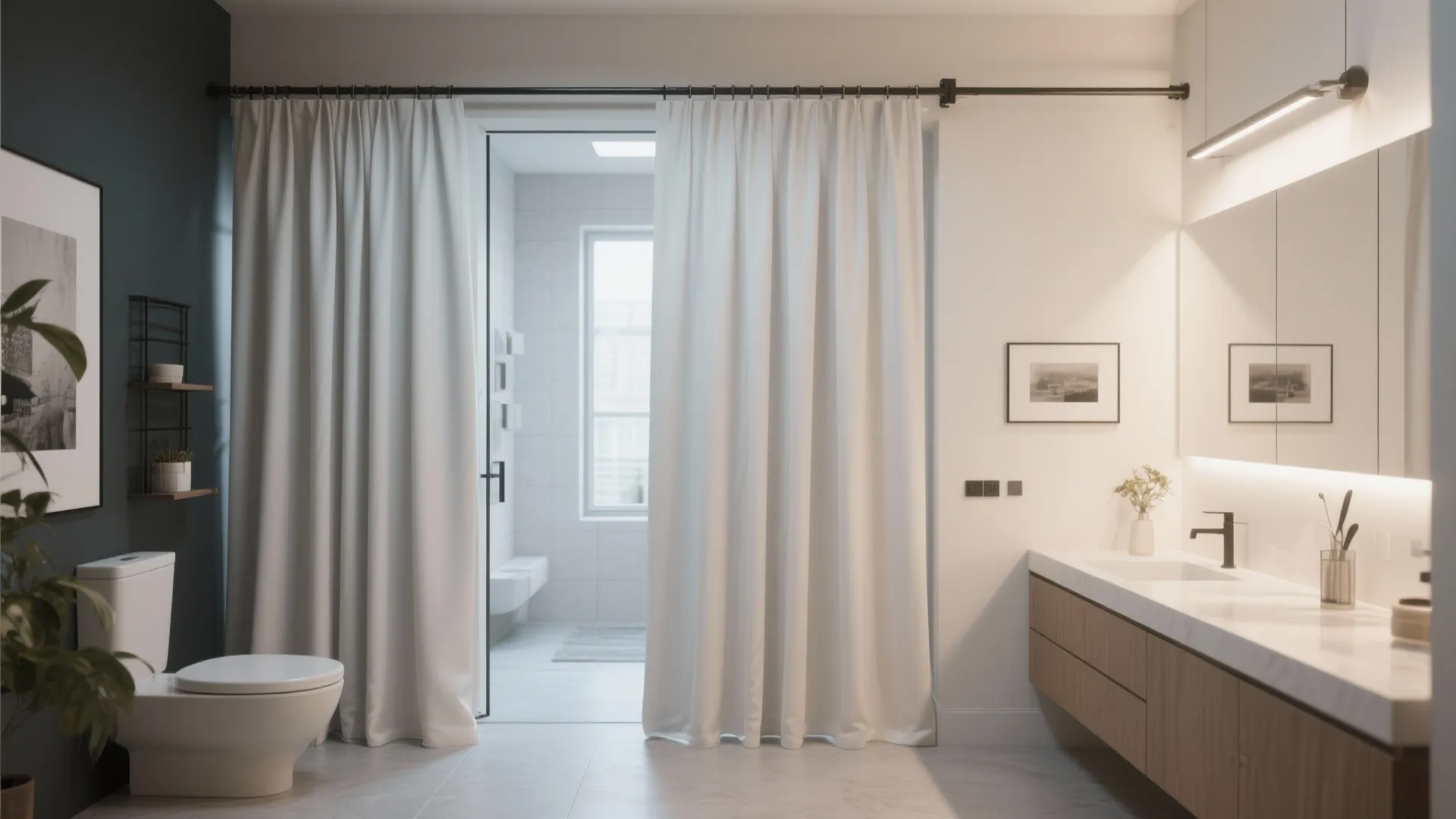 6. Sliding Fabric Panels