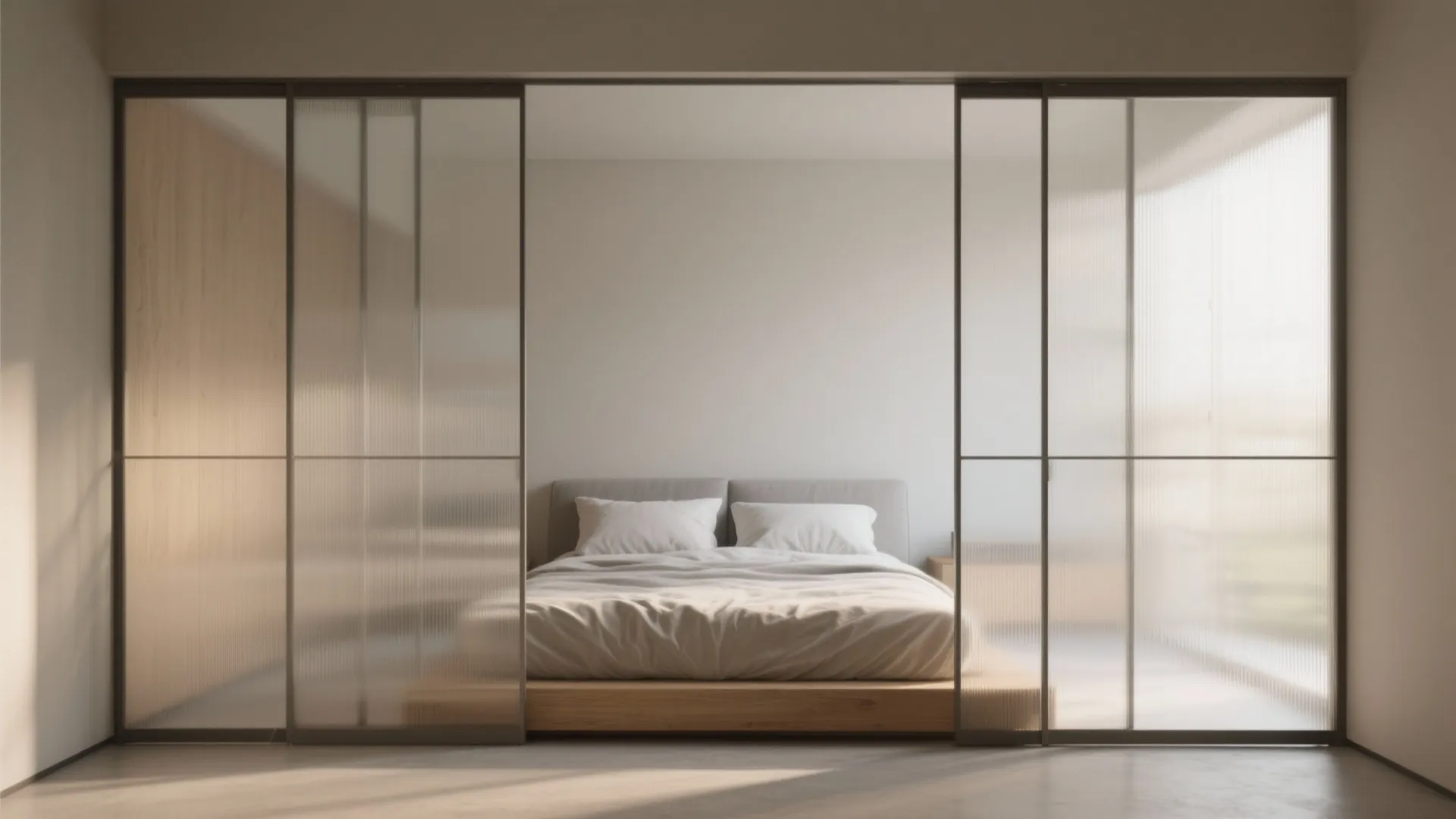 4. Floor Bed with Sliding Panels