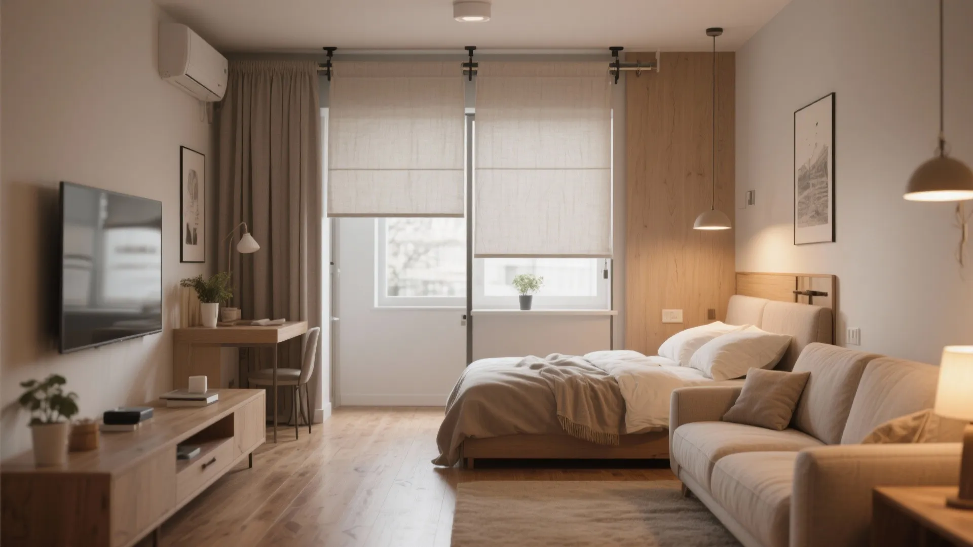 Sliding Wall or Curtain Divider