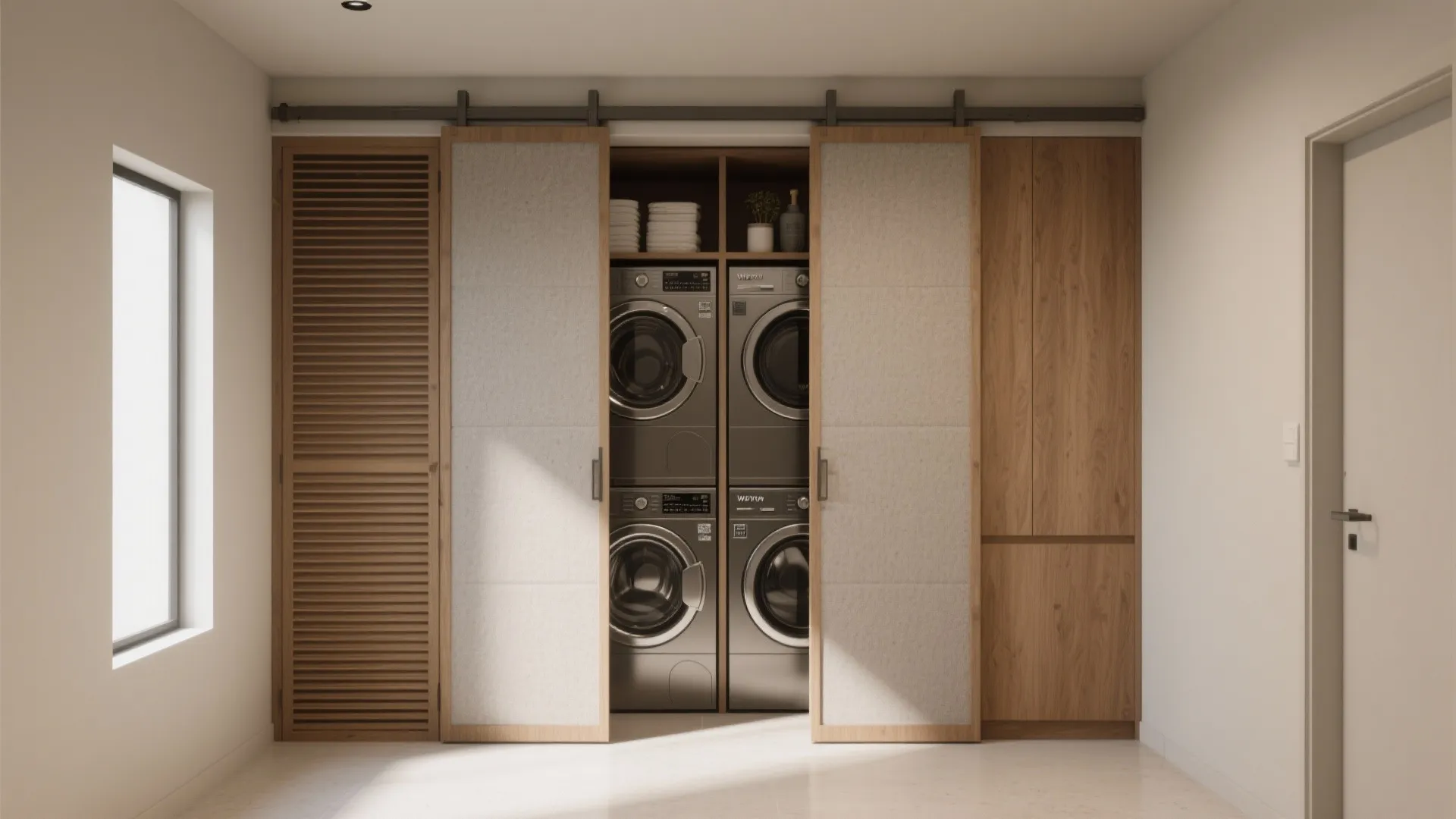 5. Conceal Appliances with Sliding Doors or Panels