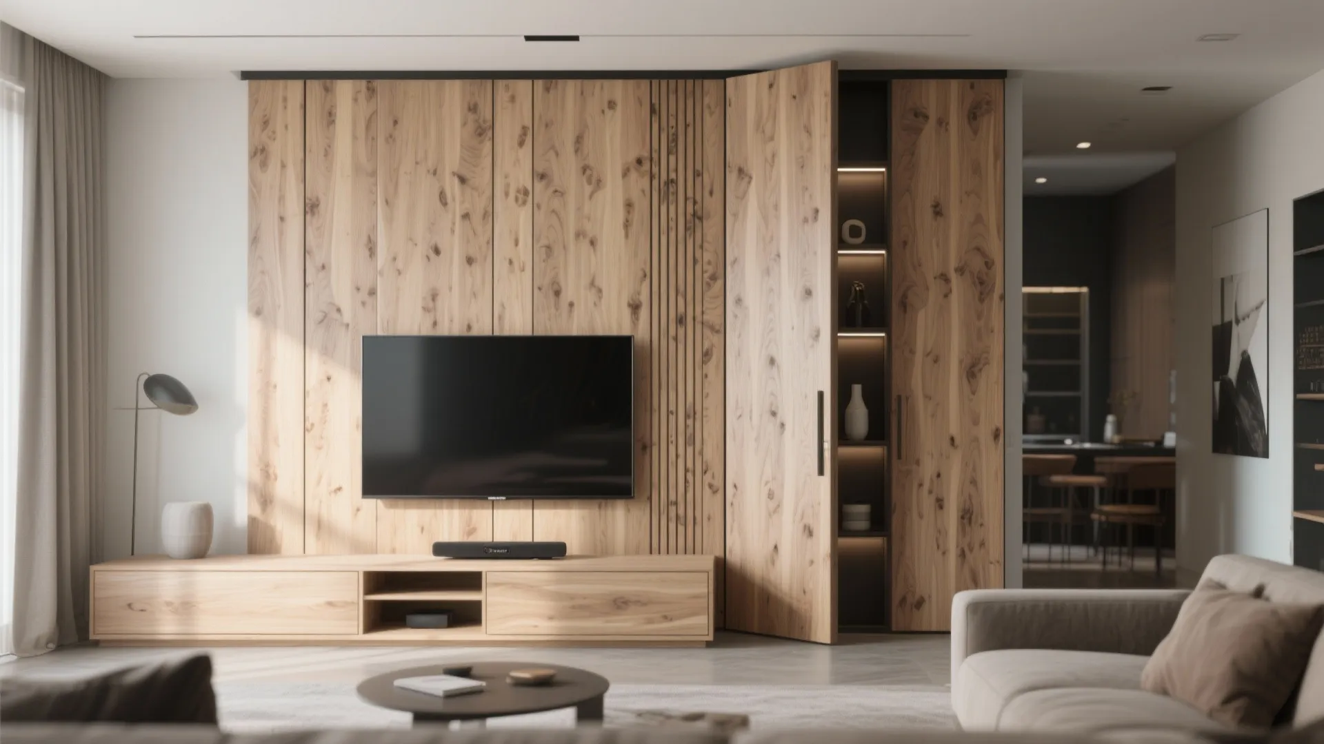 Sliding Panel Concealment