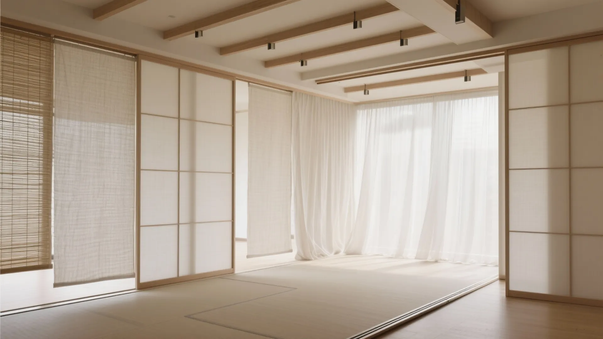 Sliding Panels and Textiles for Flexible Zoning