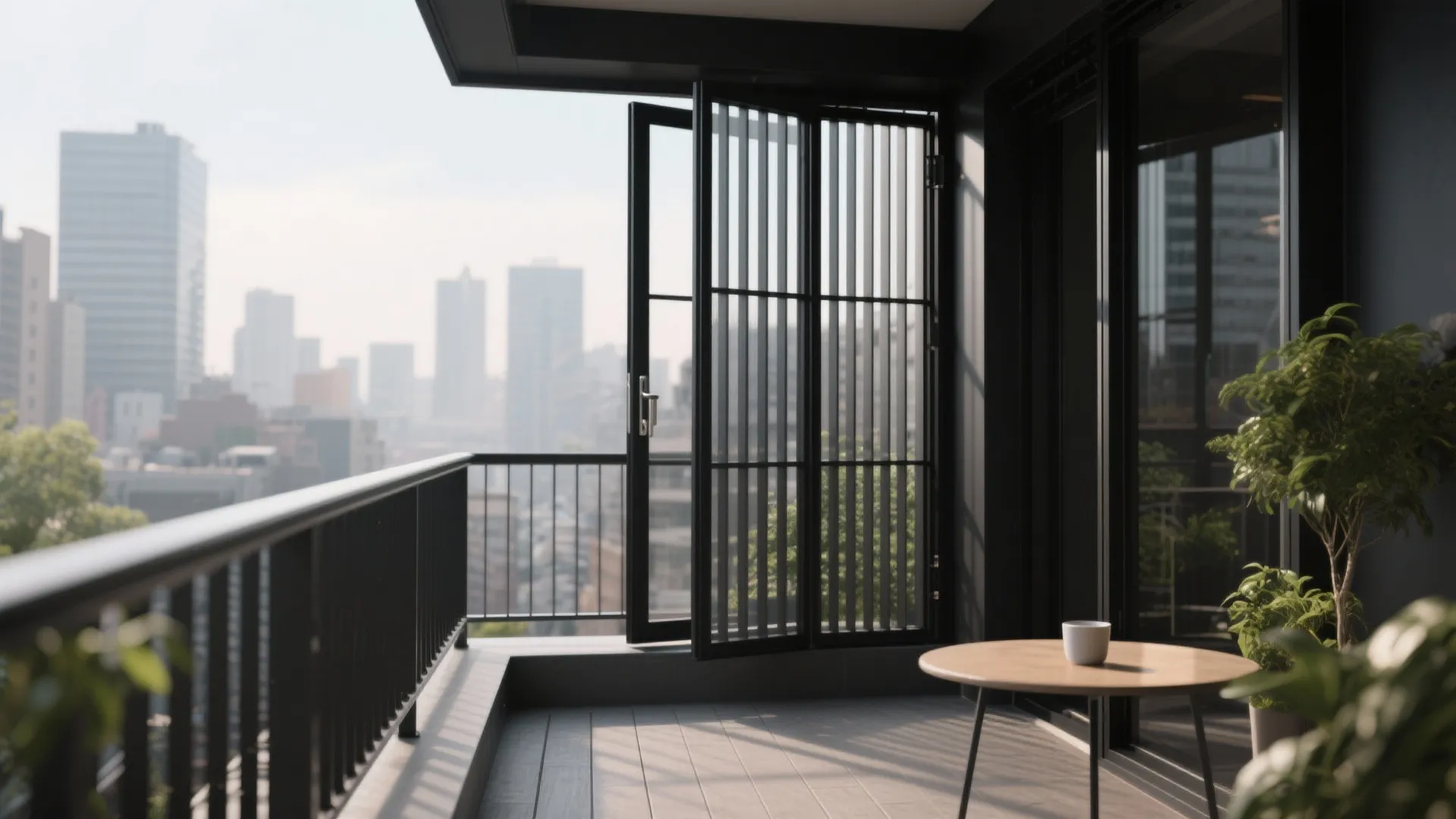 Sliding and Foldable Grill Panels