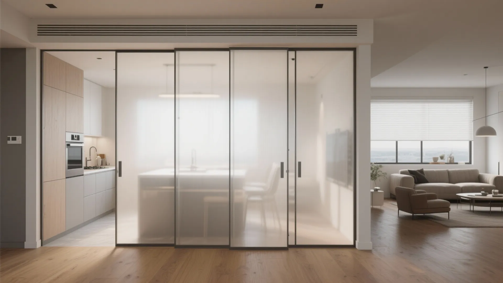 3. Sliding or Folding Panels