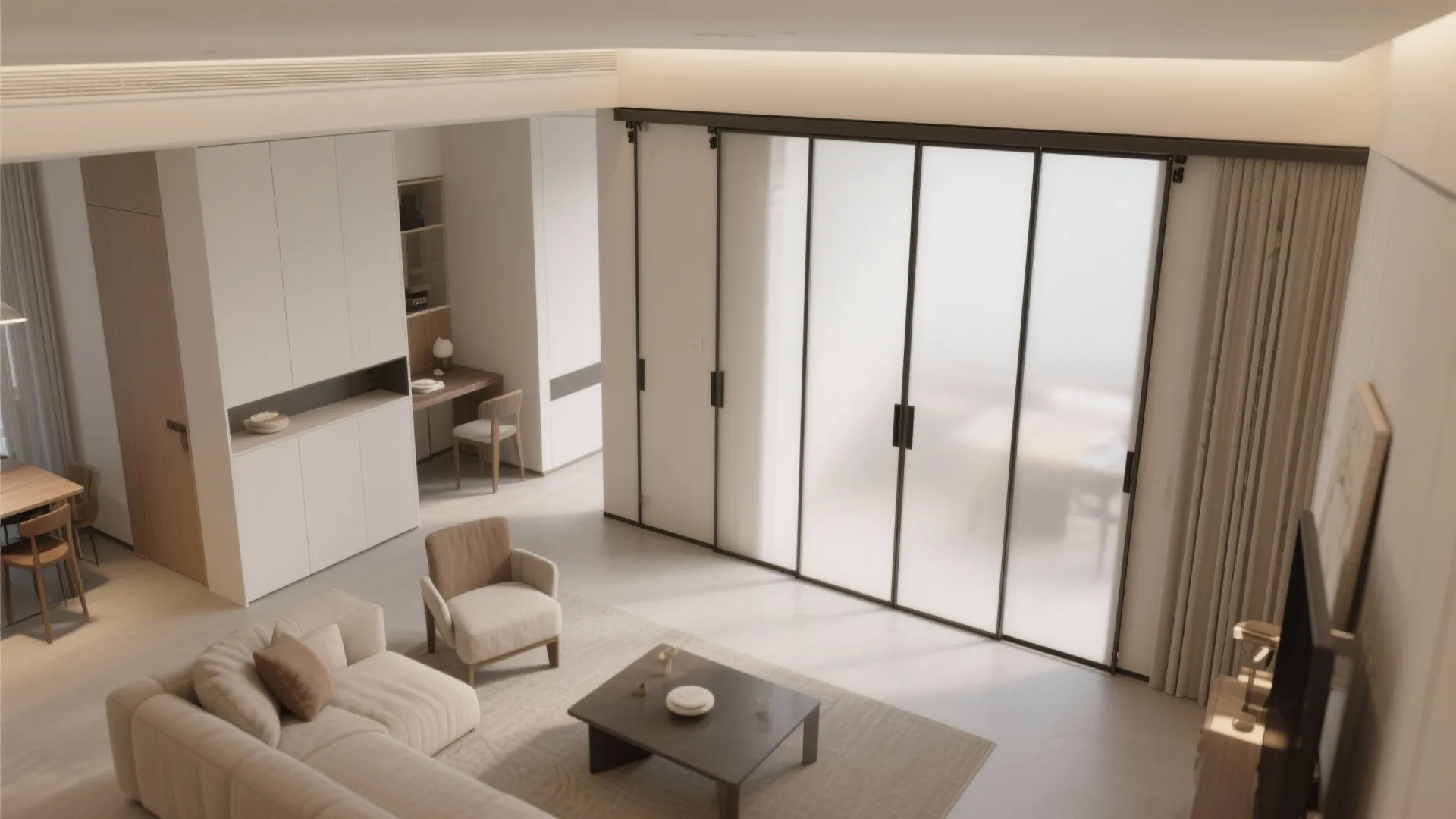 Sliding Panel Doors (Textured or Fabric-Inset)