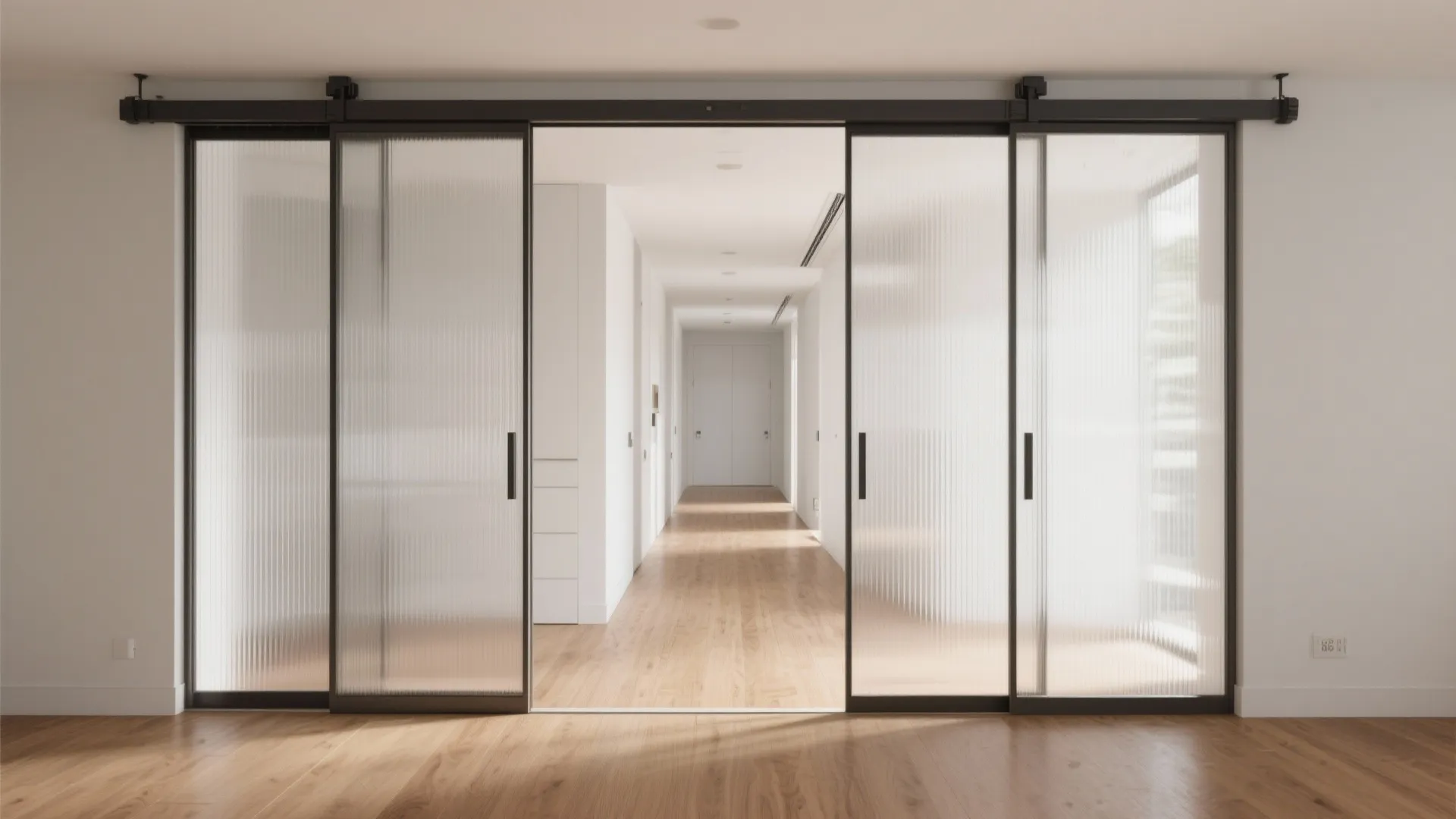 Sliding Panels (Translucent, Shoji, Cane, or Fluted Glass)