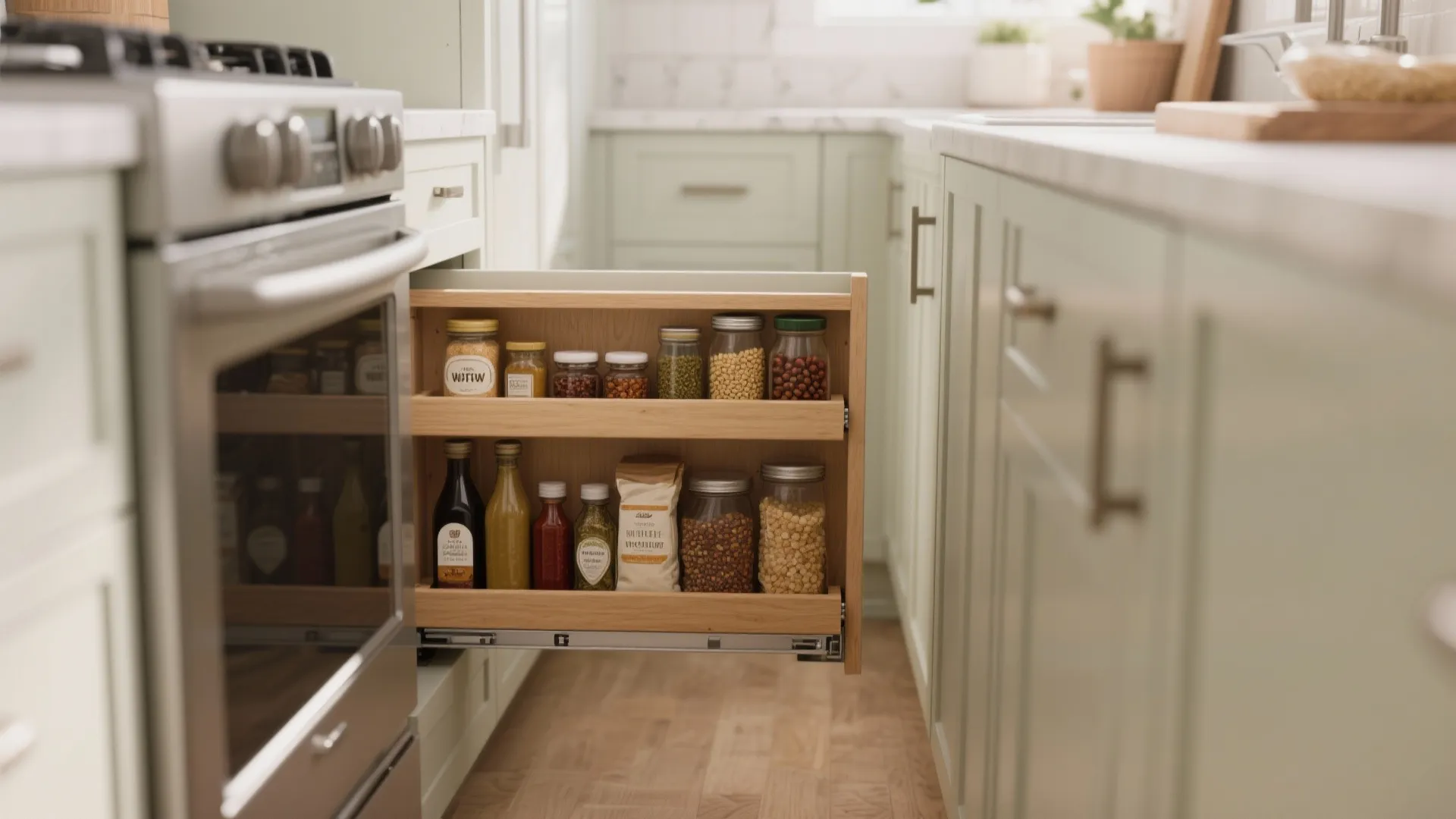 4. Sliding Pantry Units