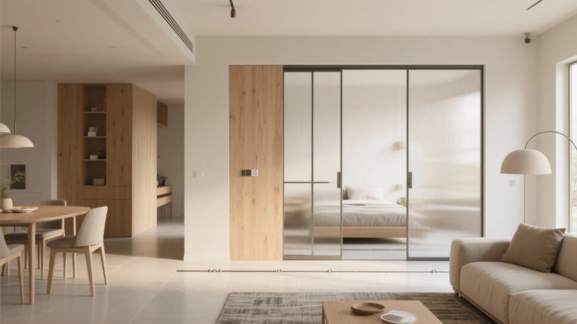 Flexible Living With Sliding Partitions