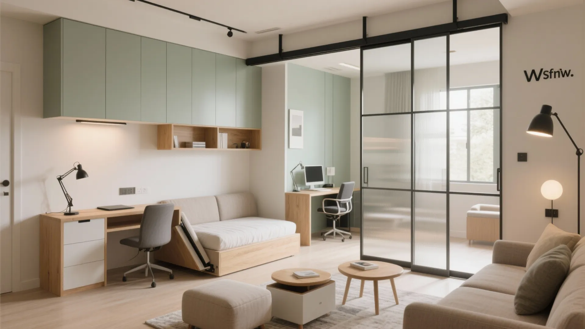 Convertible Furniture and Sliding Partitions