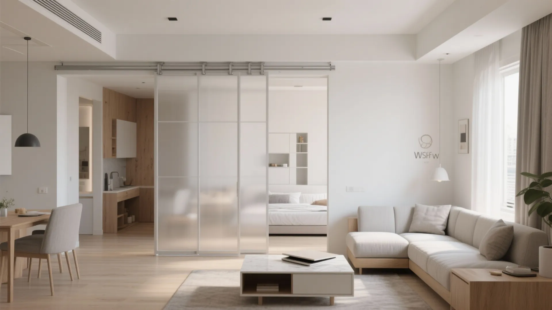 Sliding Partitions and Modular Furniture for Flex Living