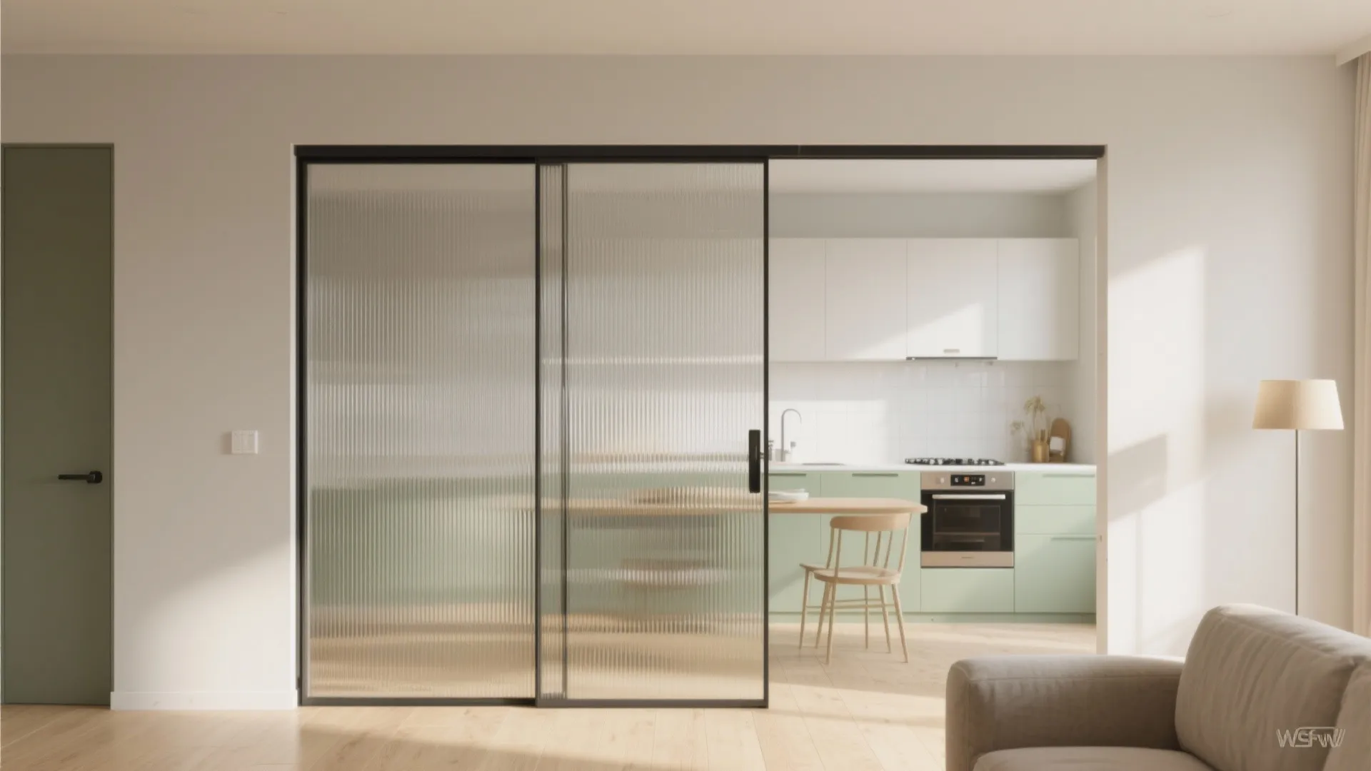 Slide, don’t swing: partitions and pocket doors