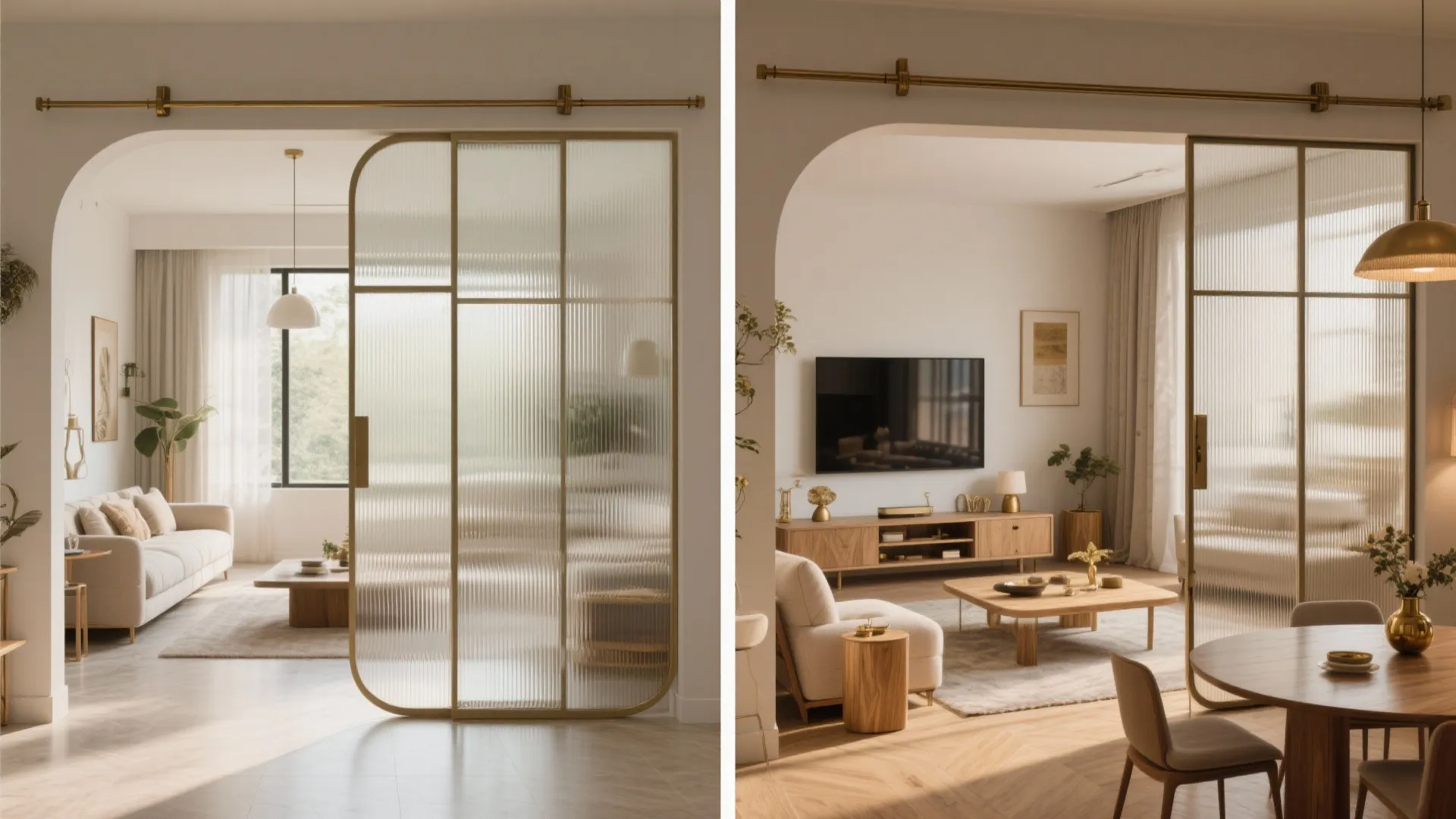 Sliding Partitions For Flexible Living‑Dining