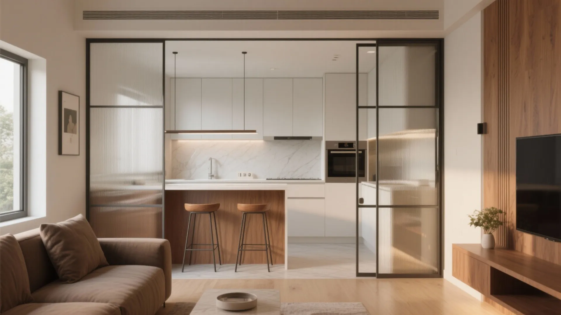 Flexible Open-Plan Living With Sliding Or Pocket Partitions