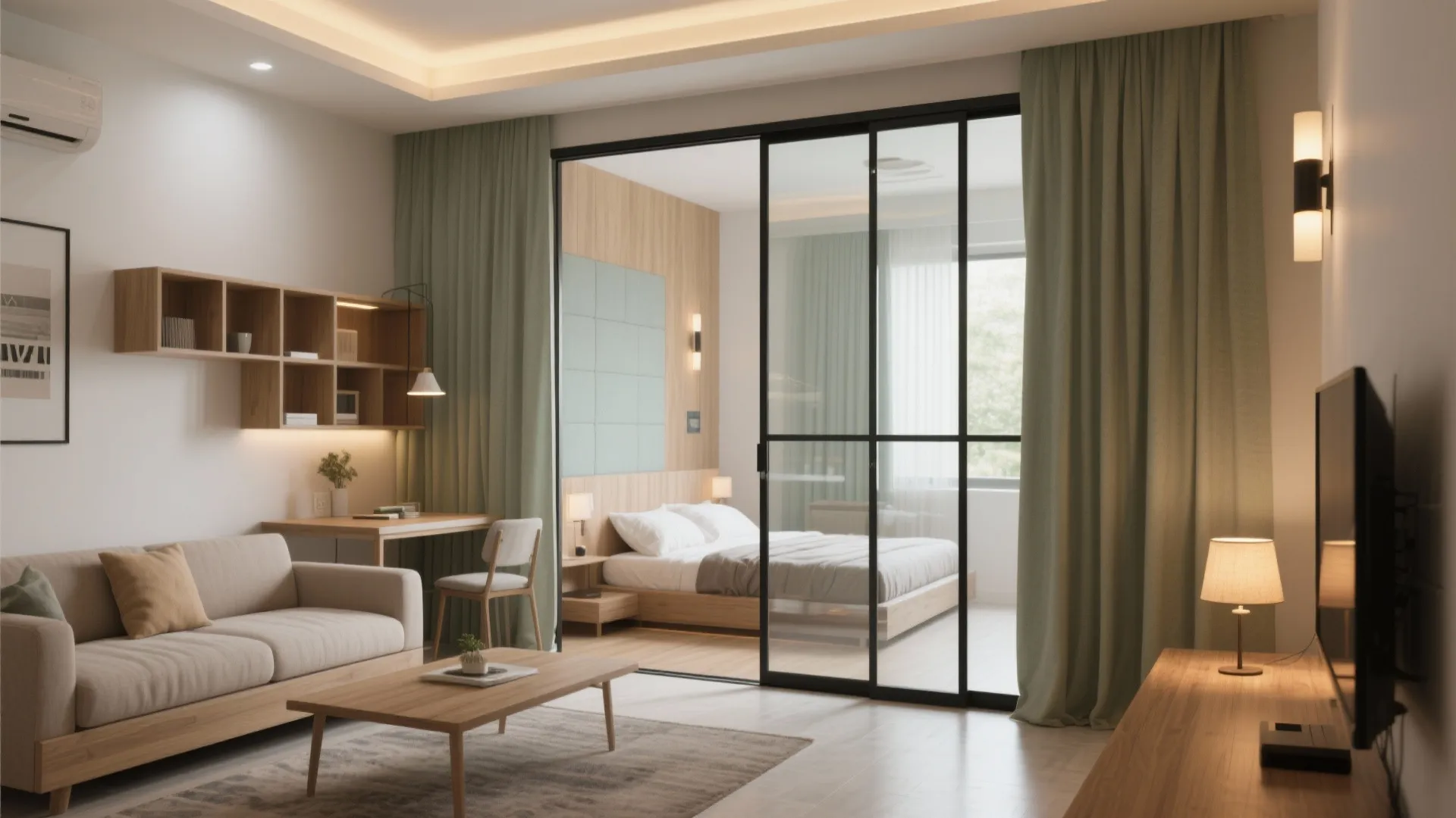 Flexible Living: Sliding Partitions and Smart Furniture