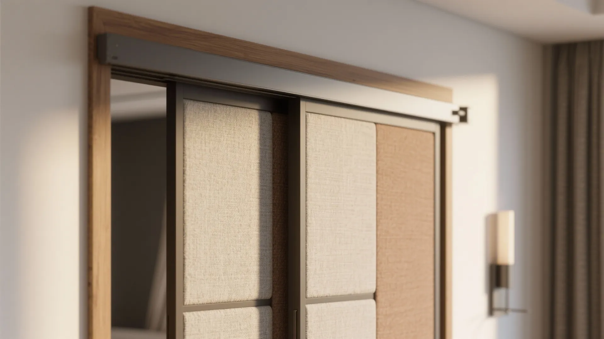 1. Flexible bedrooms with sliding partitions