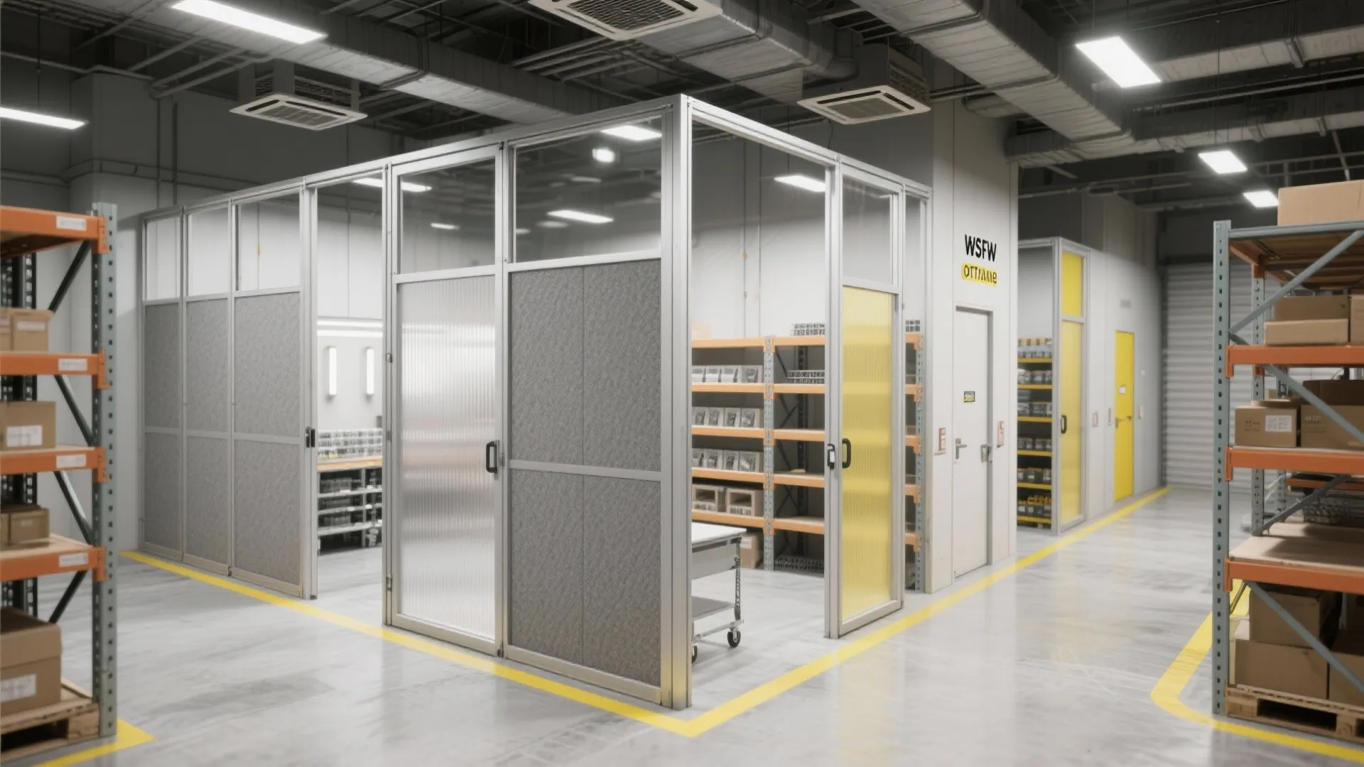 3. Create Zoned Flex Areas with Sliding Partitions