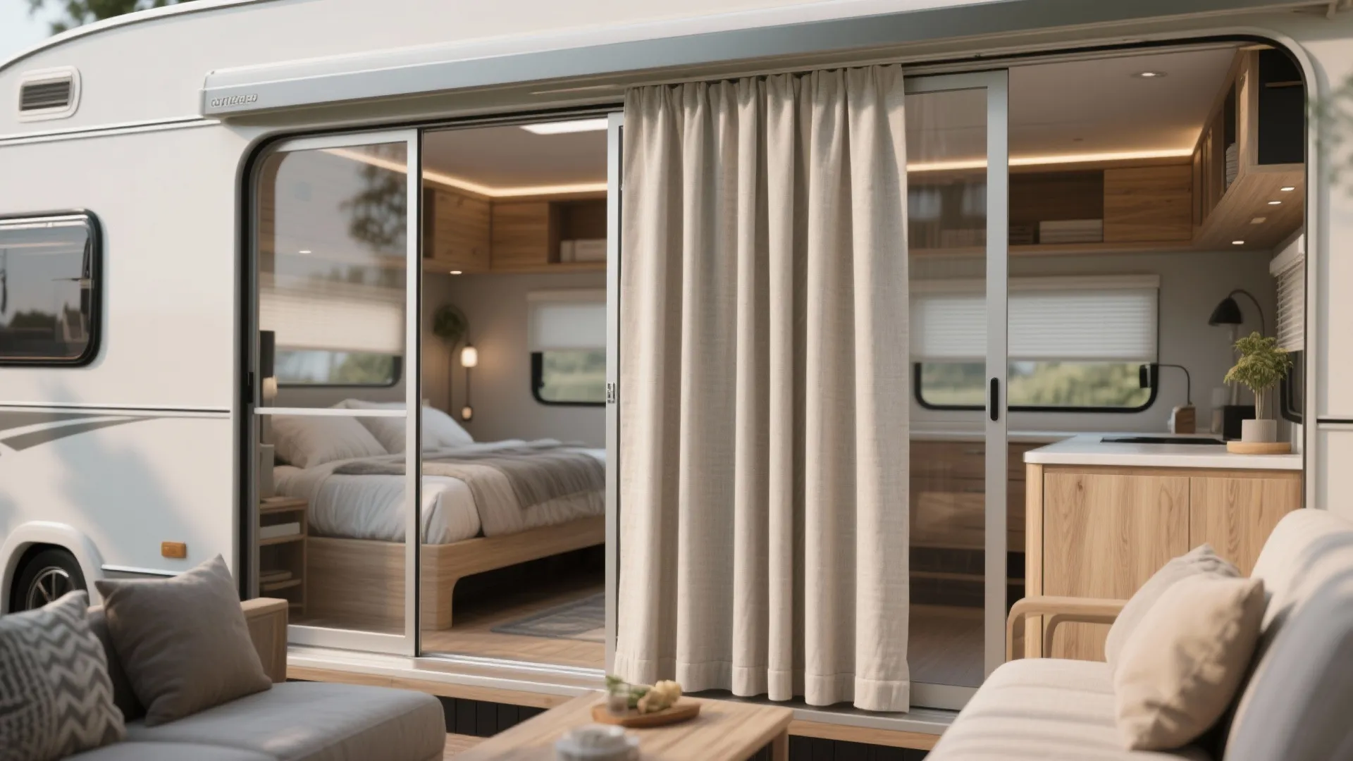 3. Sliding partitions for privacy without walls