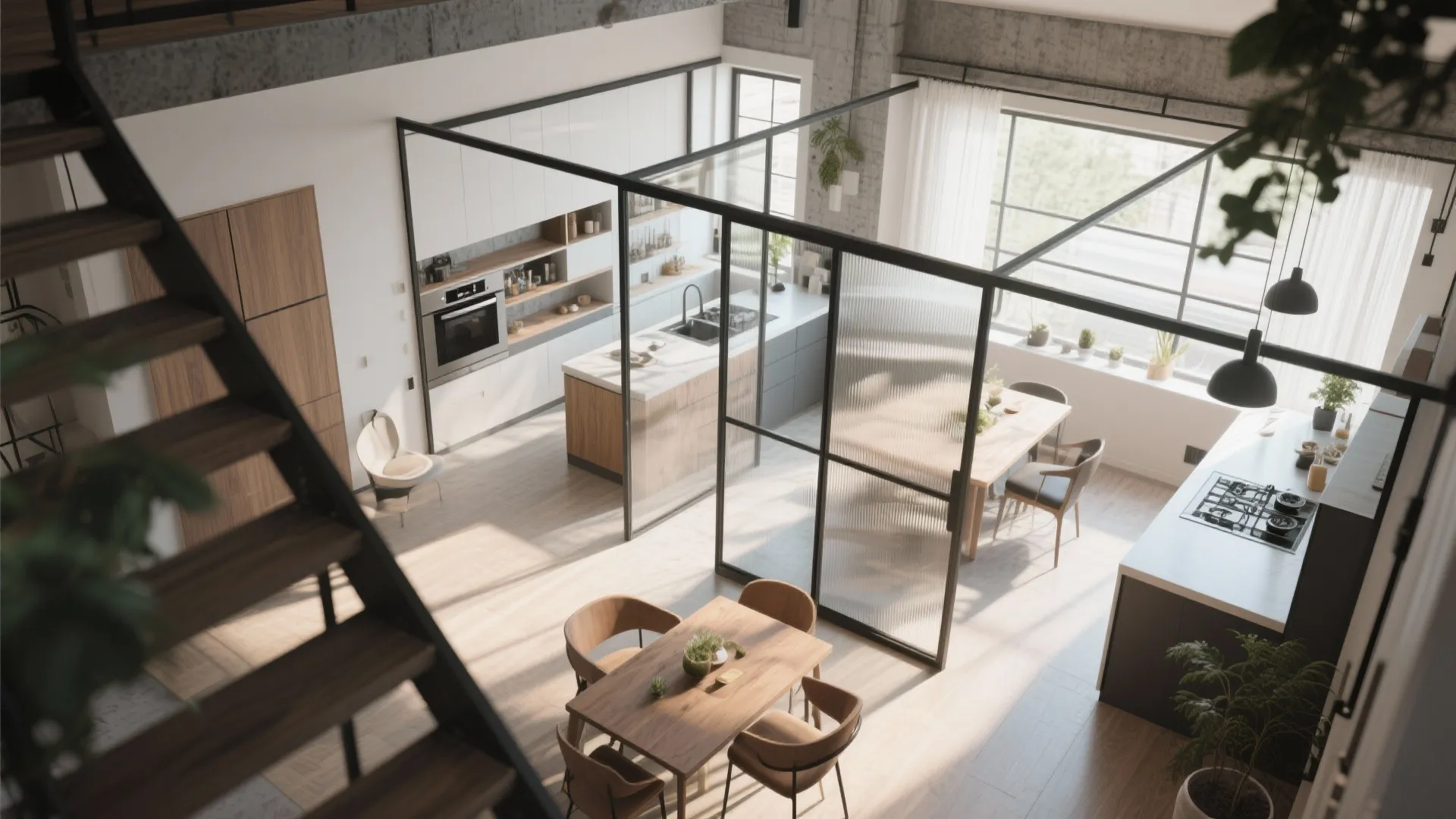 Sliding partitions for flexible use