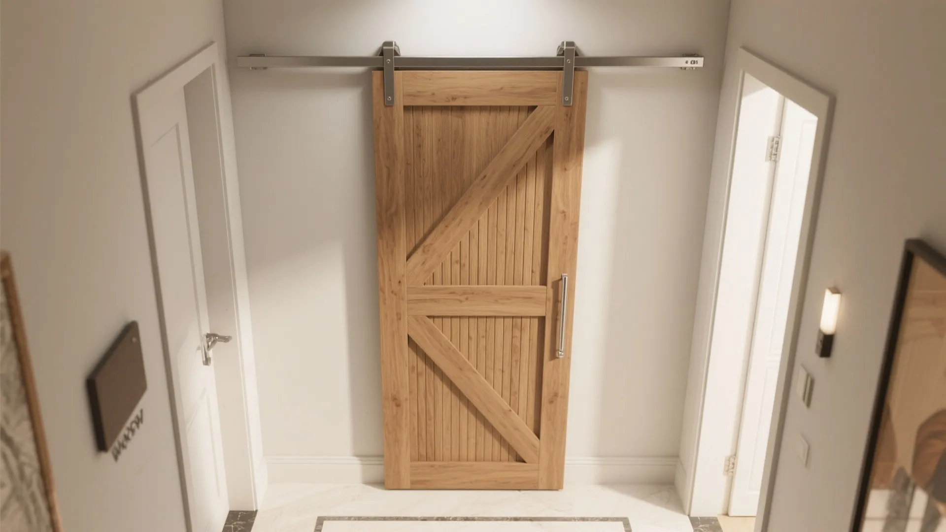 Space-Saving Single Sliding Door (Pocket or Barn)