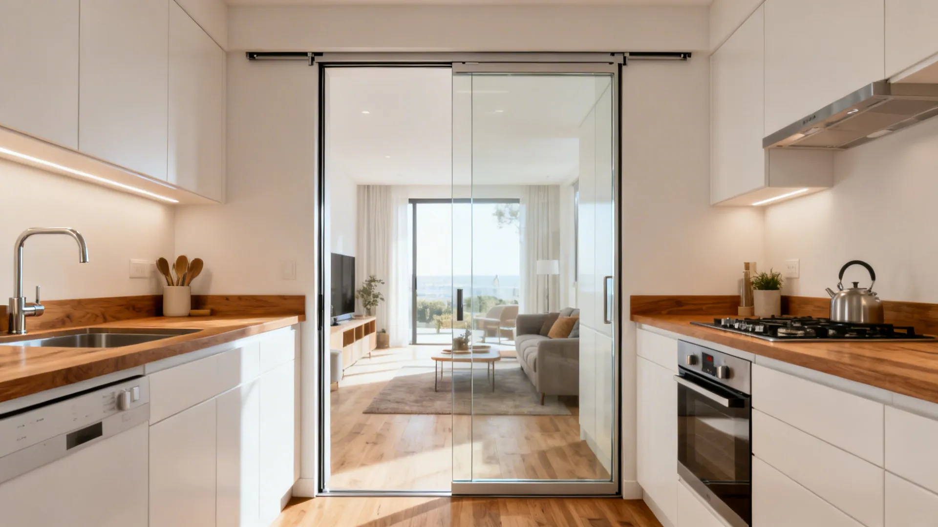 Sliding Pocket Door Partition