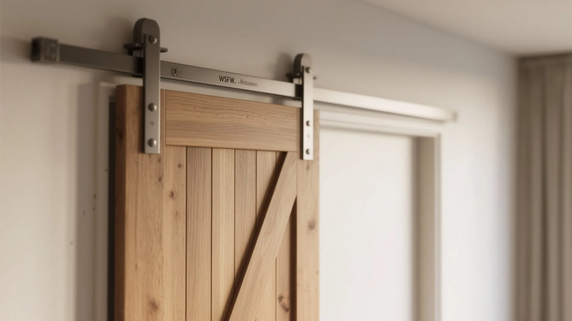3. Sliding barn door or pocket door